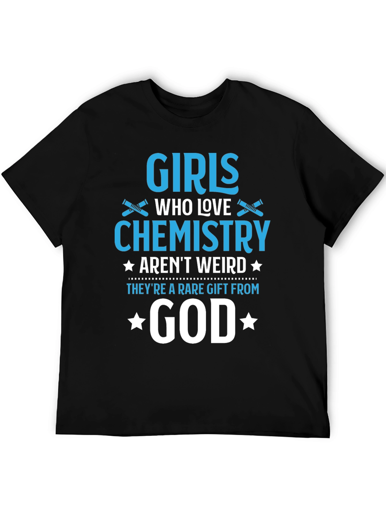 Girls Who Love Chemistry Graphic T-Shirt