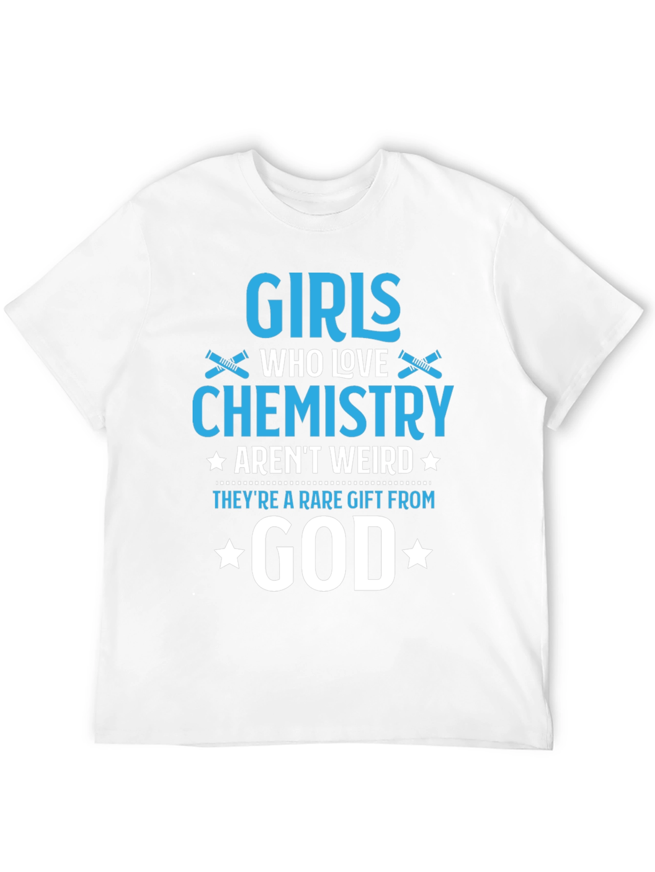 Girls Who Love Chemistry Graphic T-Shirt