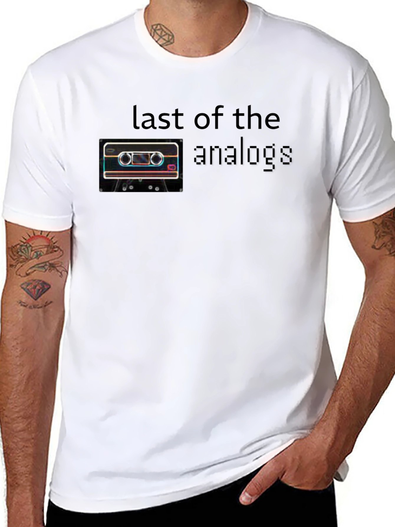 Last of the Analogs Cassette Tape T-Shirt