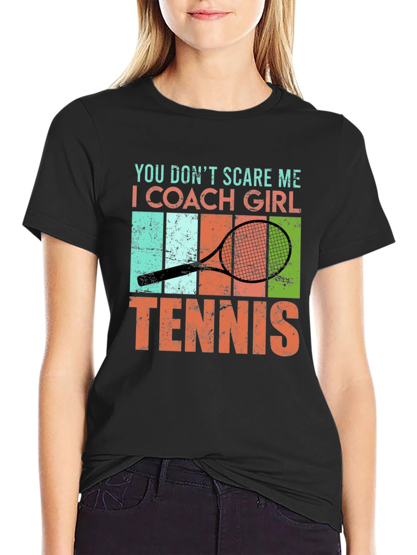 Tennis Coach Girl T-Shirt