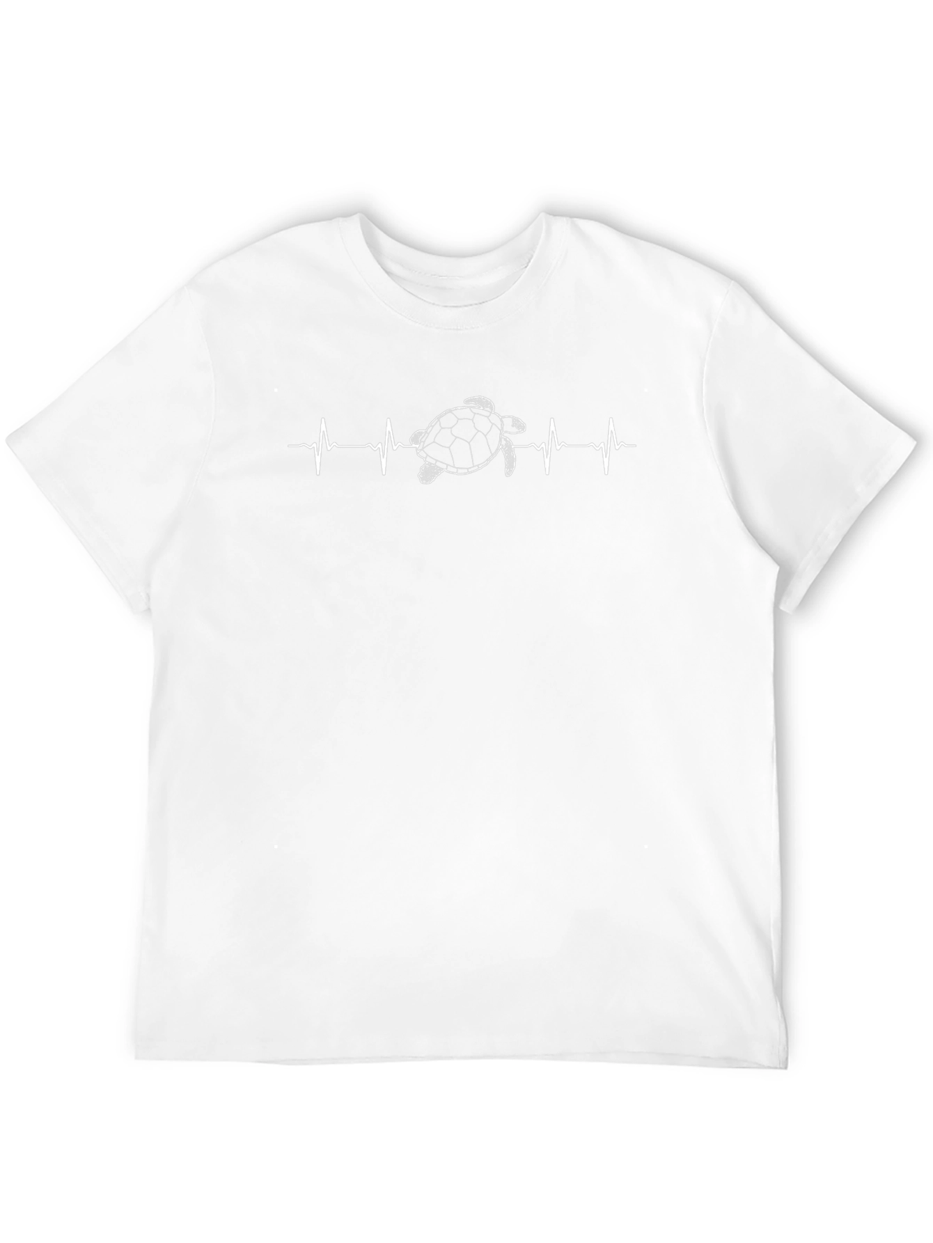 Turtle Heartbeat Graphic Tee - Black