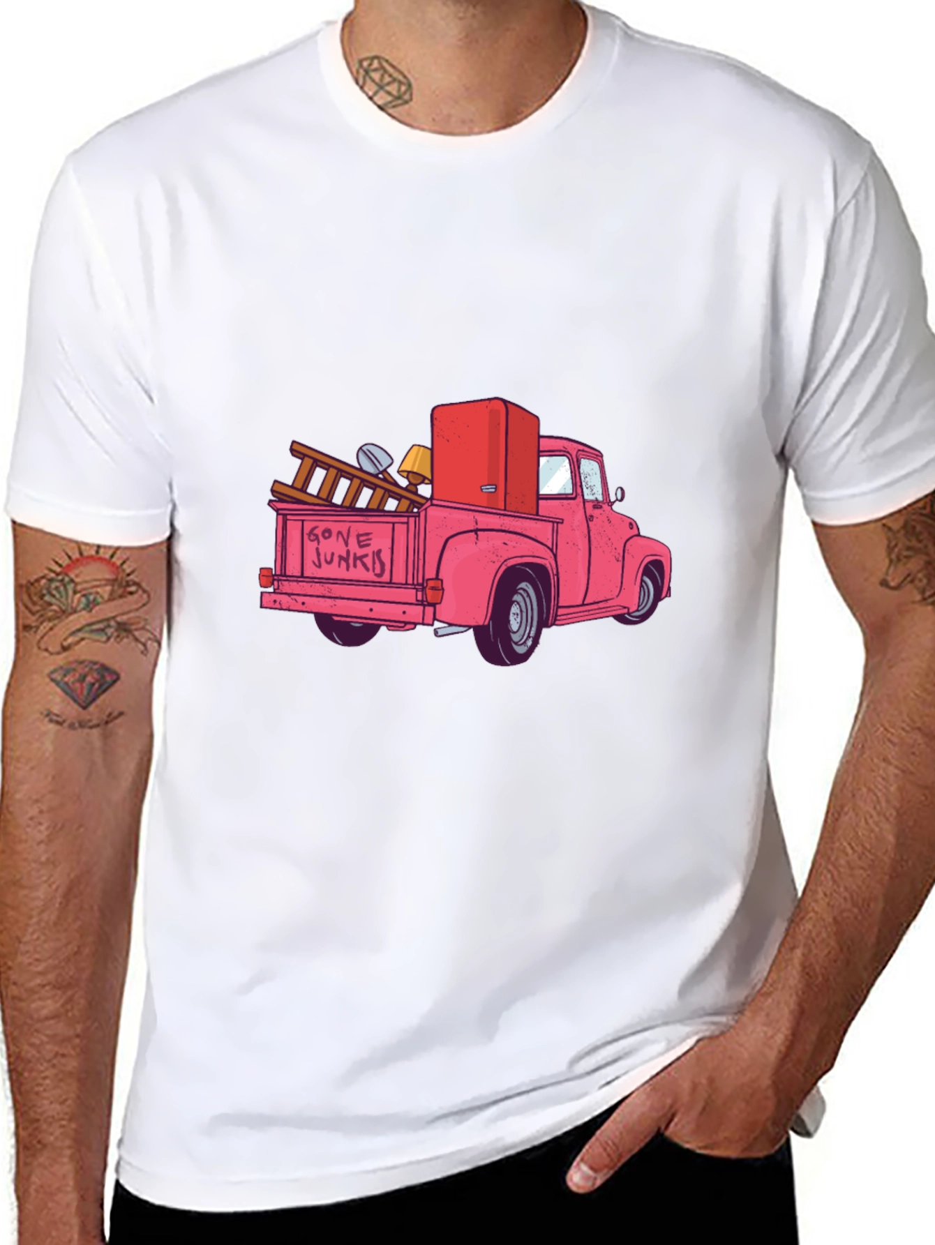 Gone Junking T-Shirt - Retro Truck Graphic Tee