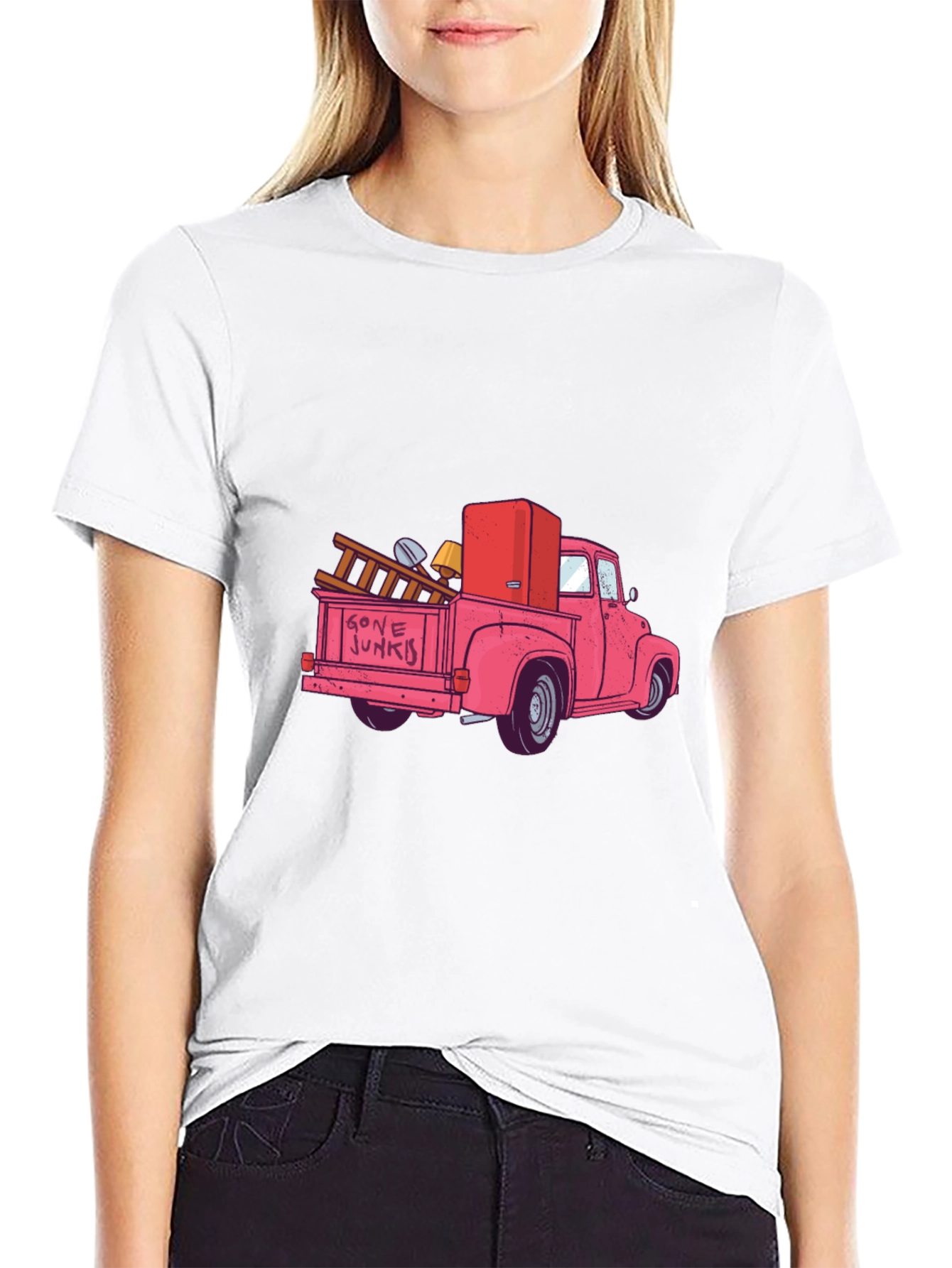 Gone Junking T-Shirt - Retro Truck Graphic Tee