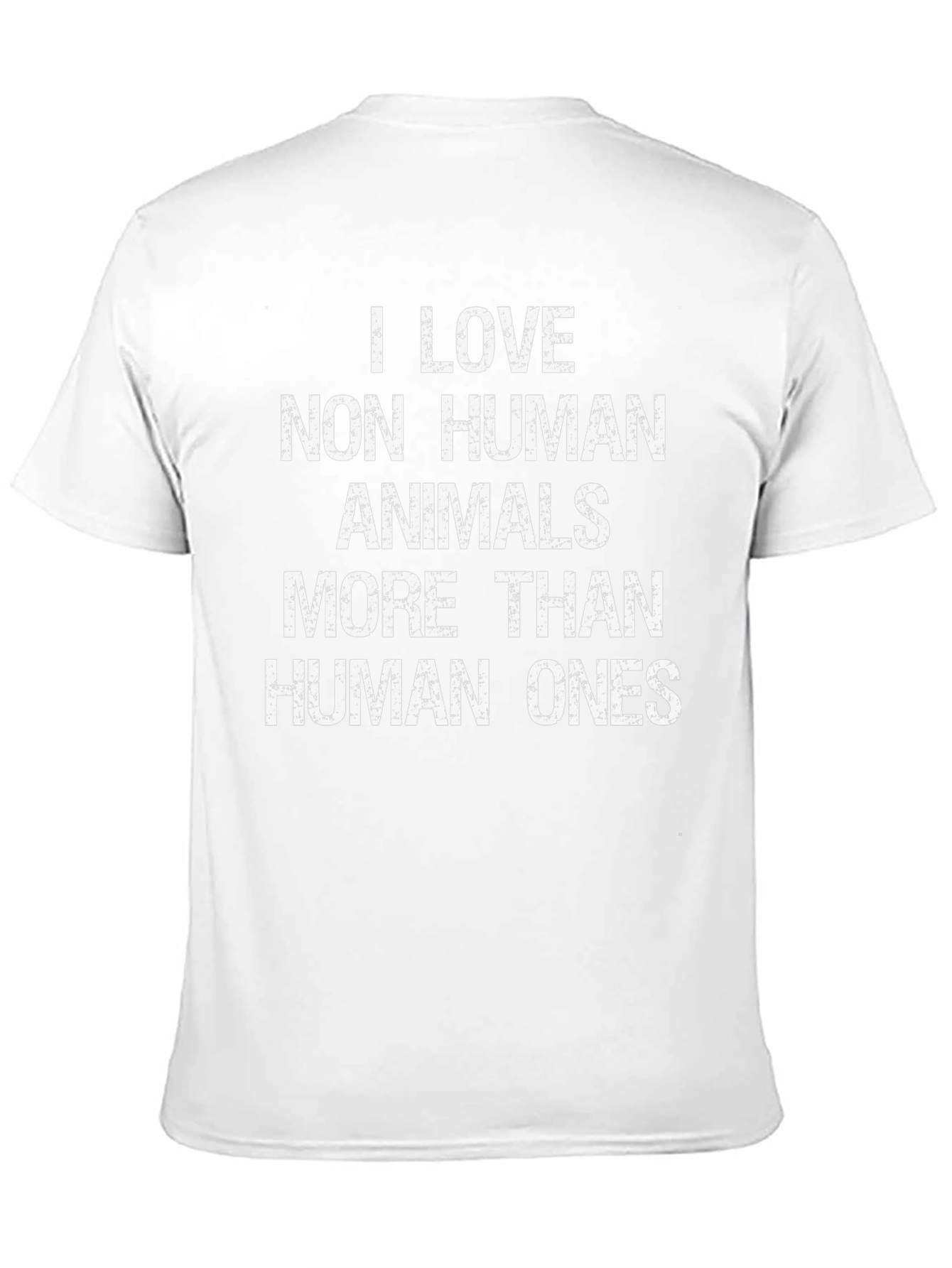 I Love Non Human Animals Graphic Tee