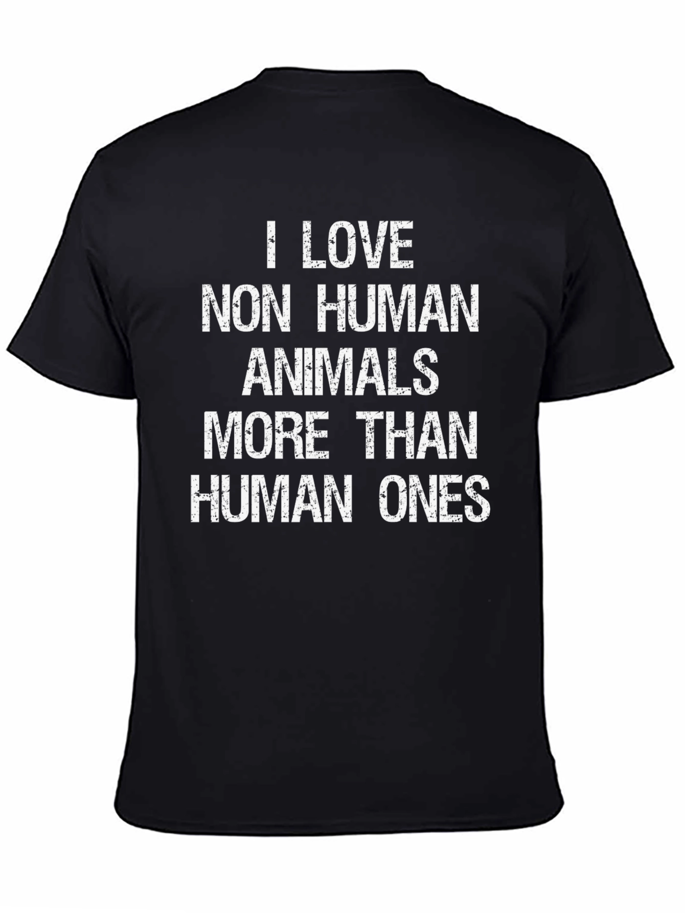 I Love Non Human Animals Graphic Tee