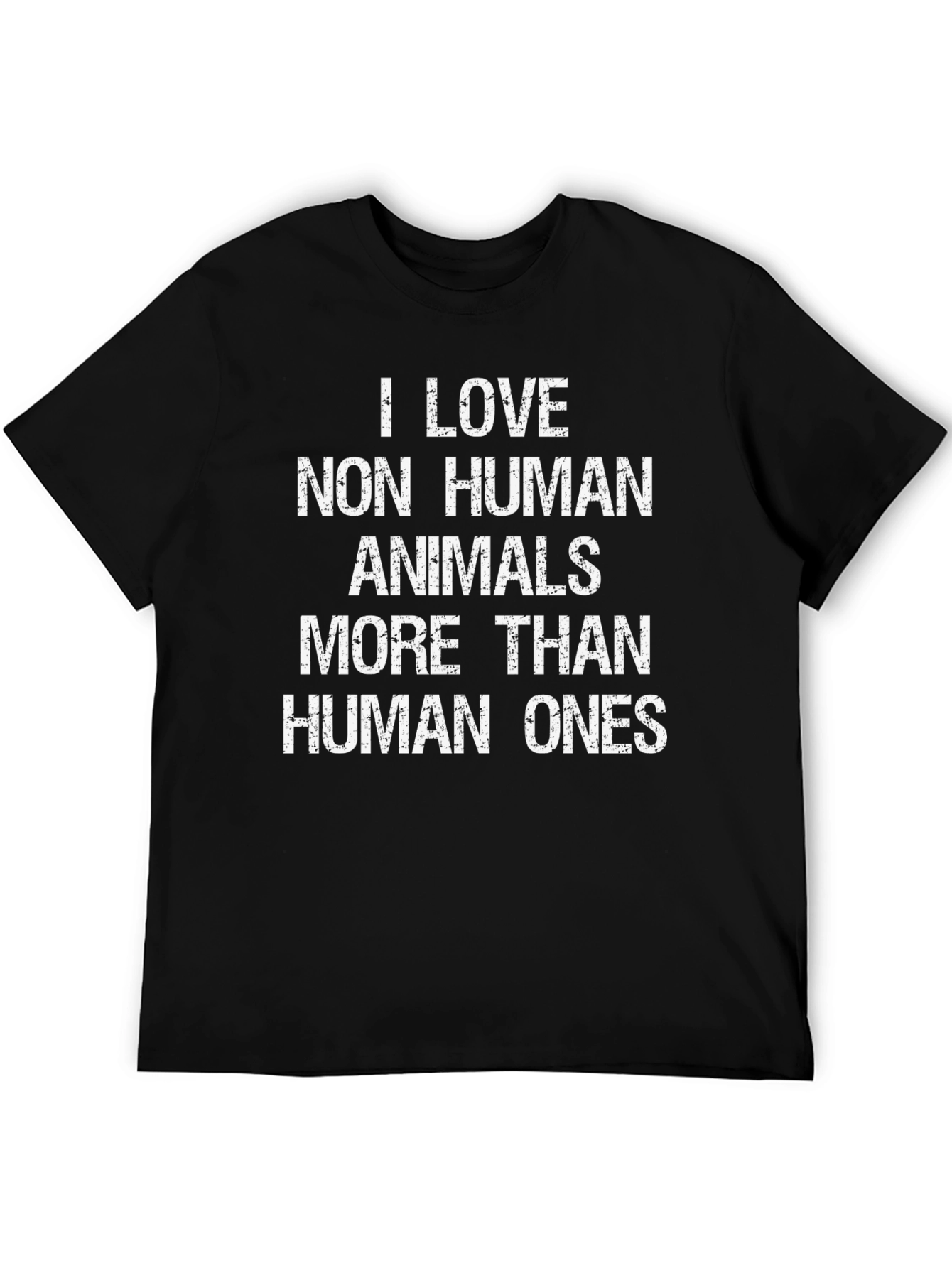 I Love Non Human Animals Graphic Tee