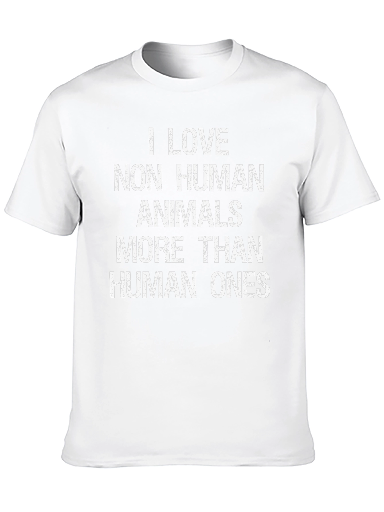 I Love Non Human Animals Graphic Tee