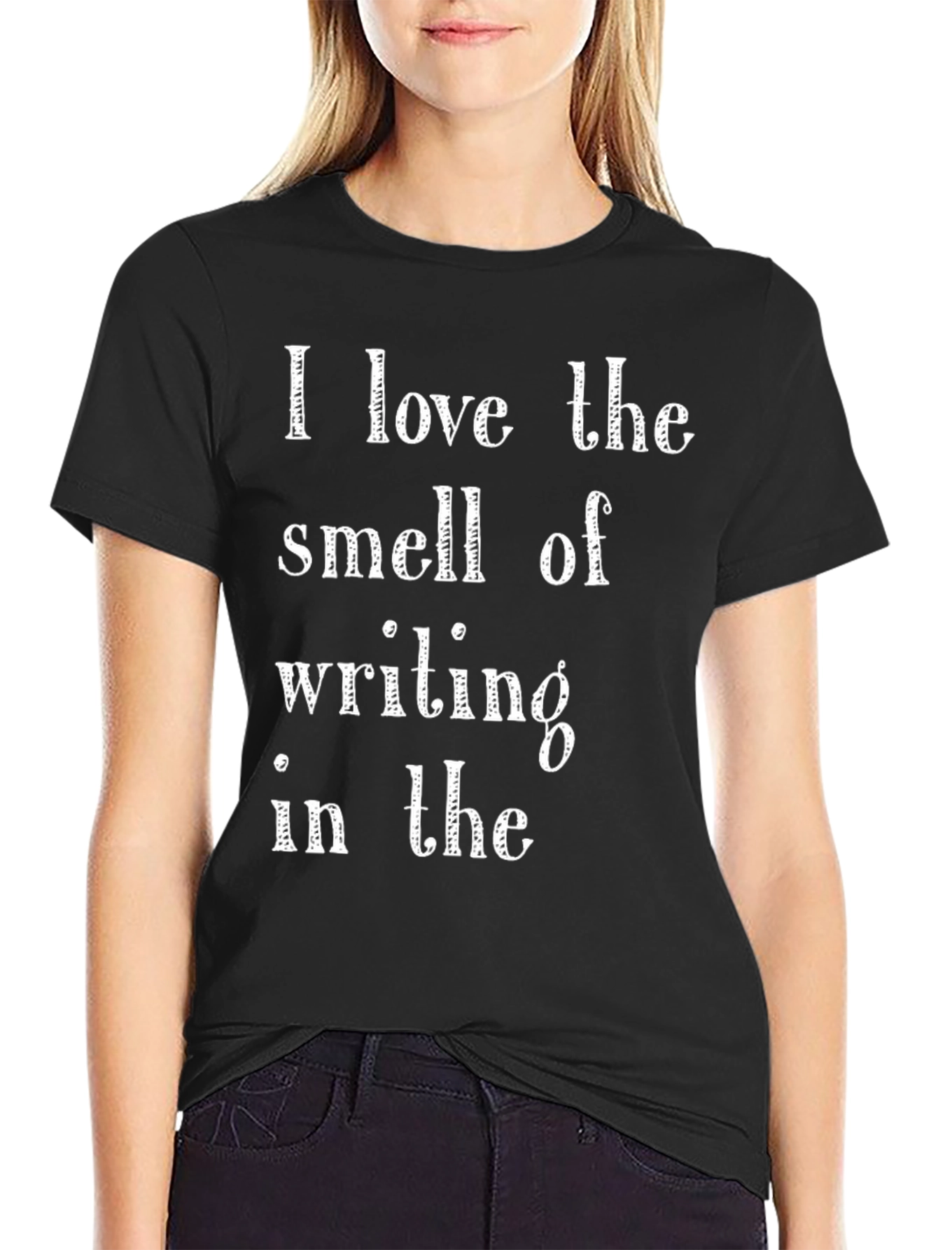 Writers Tee: I Love the Smell of Writing