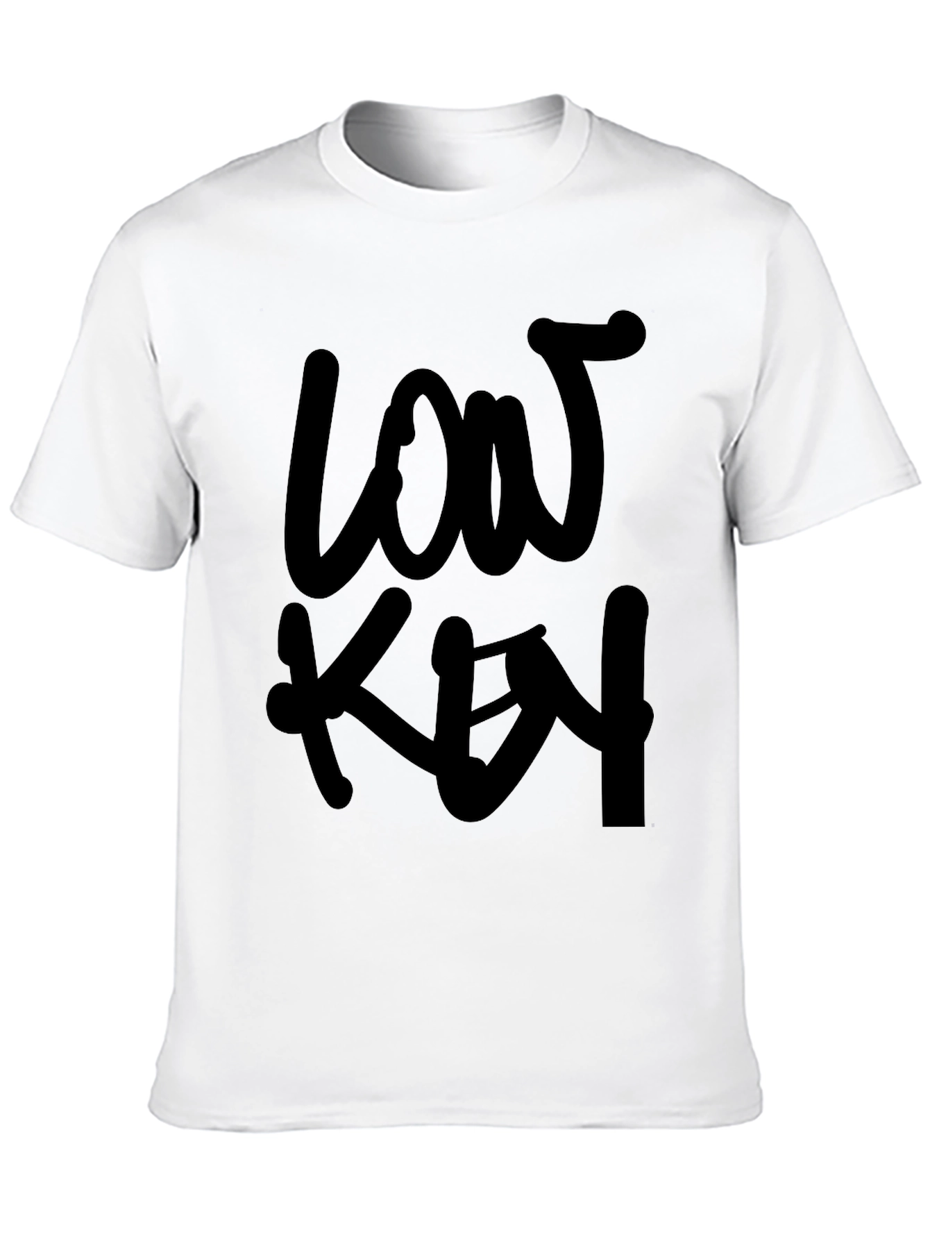 Low Key Black Graphic Tee