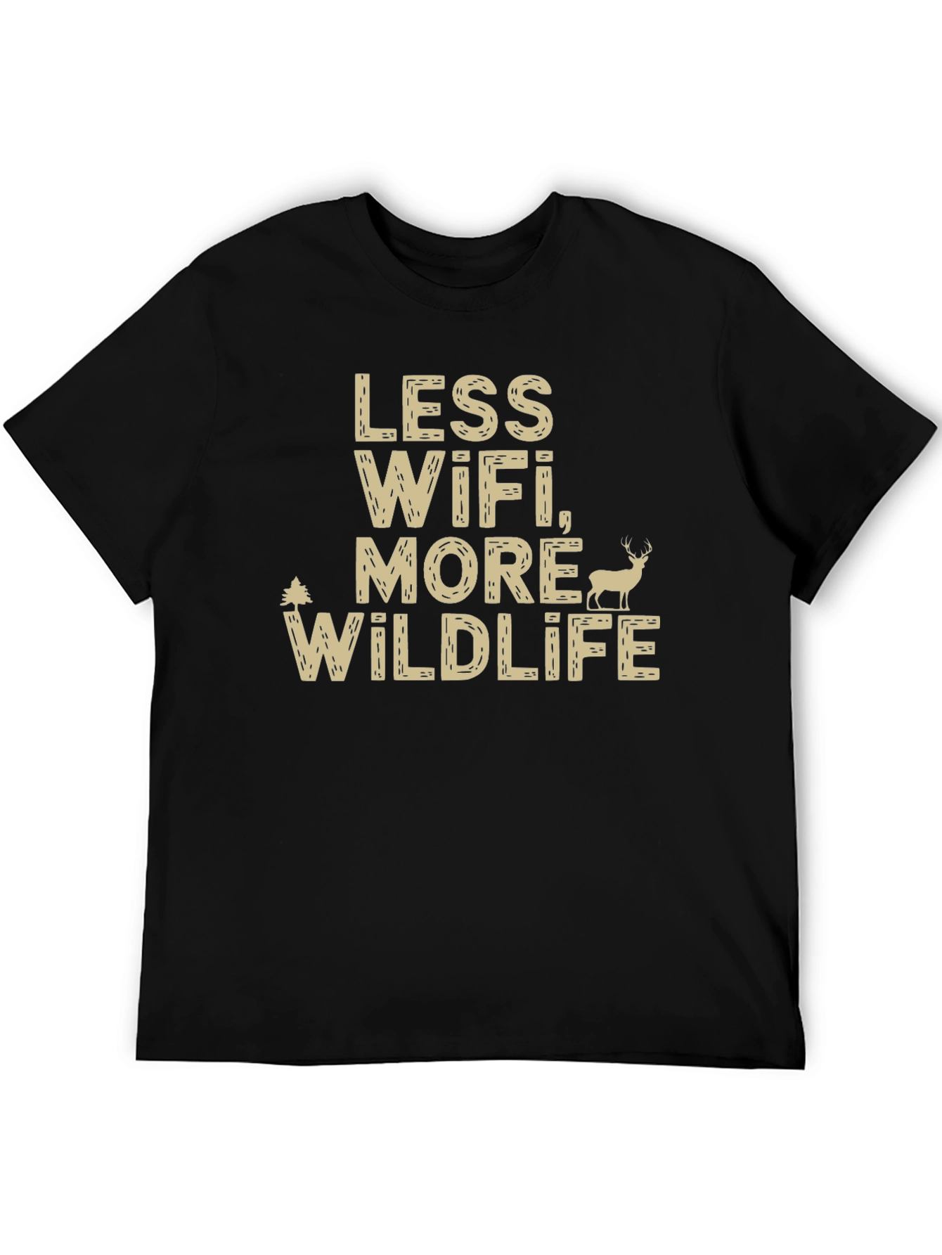 Less WiFi More Wildlife Graphic Tee