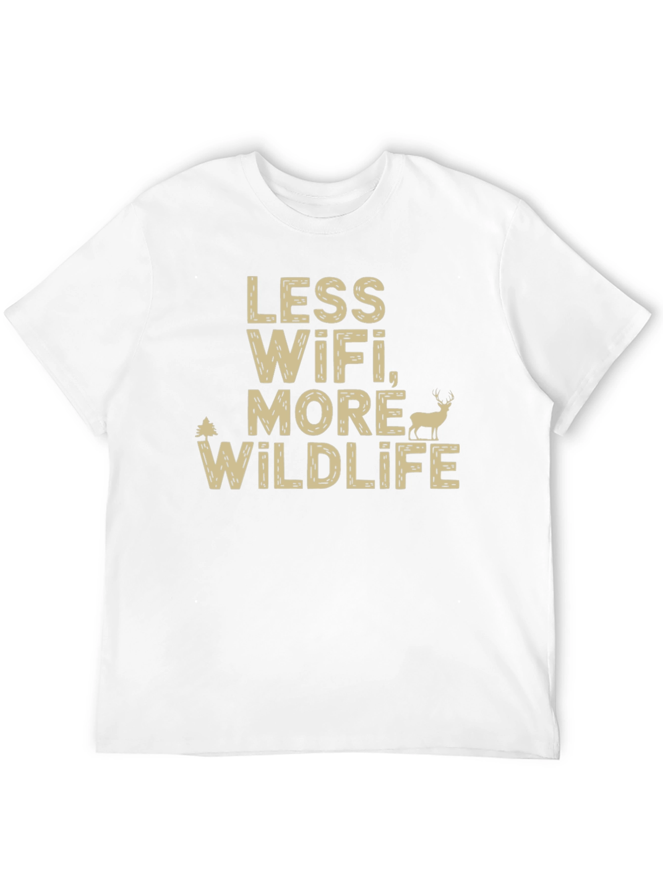 Less WiFi More Wildlife Graphic Tee