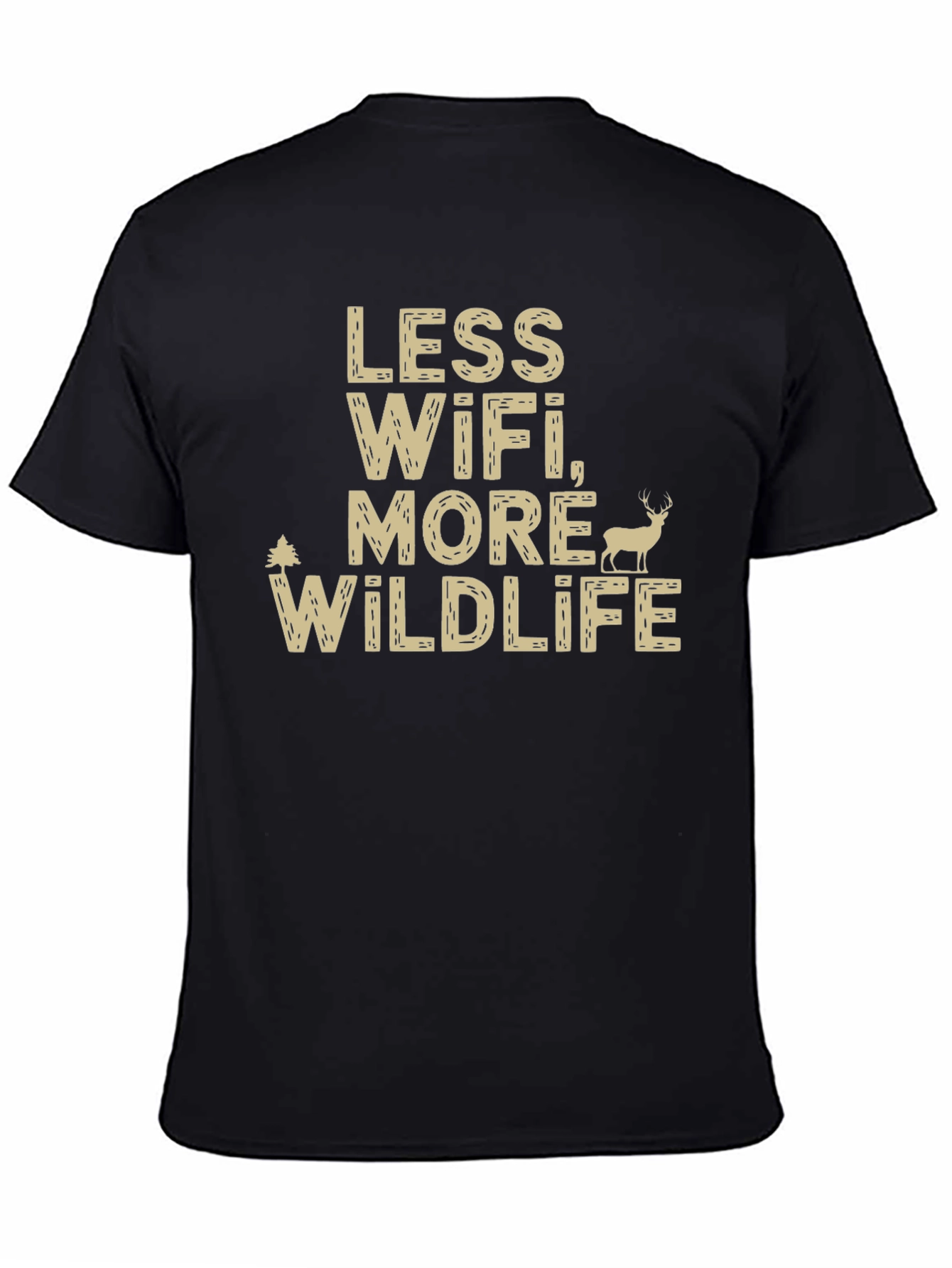 Less WiFi More Wildlife Graphic Tee