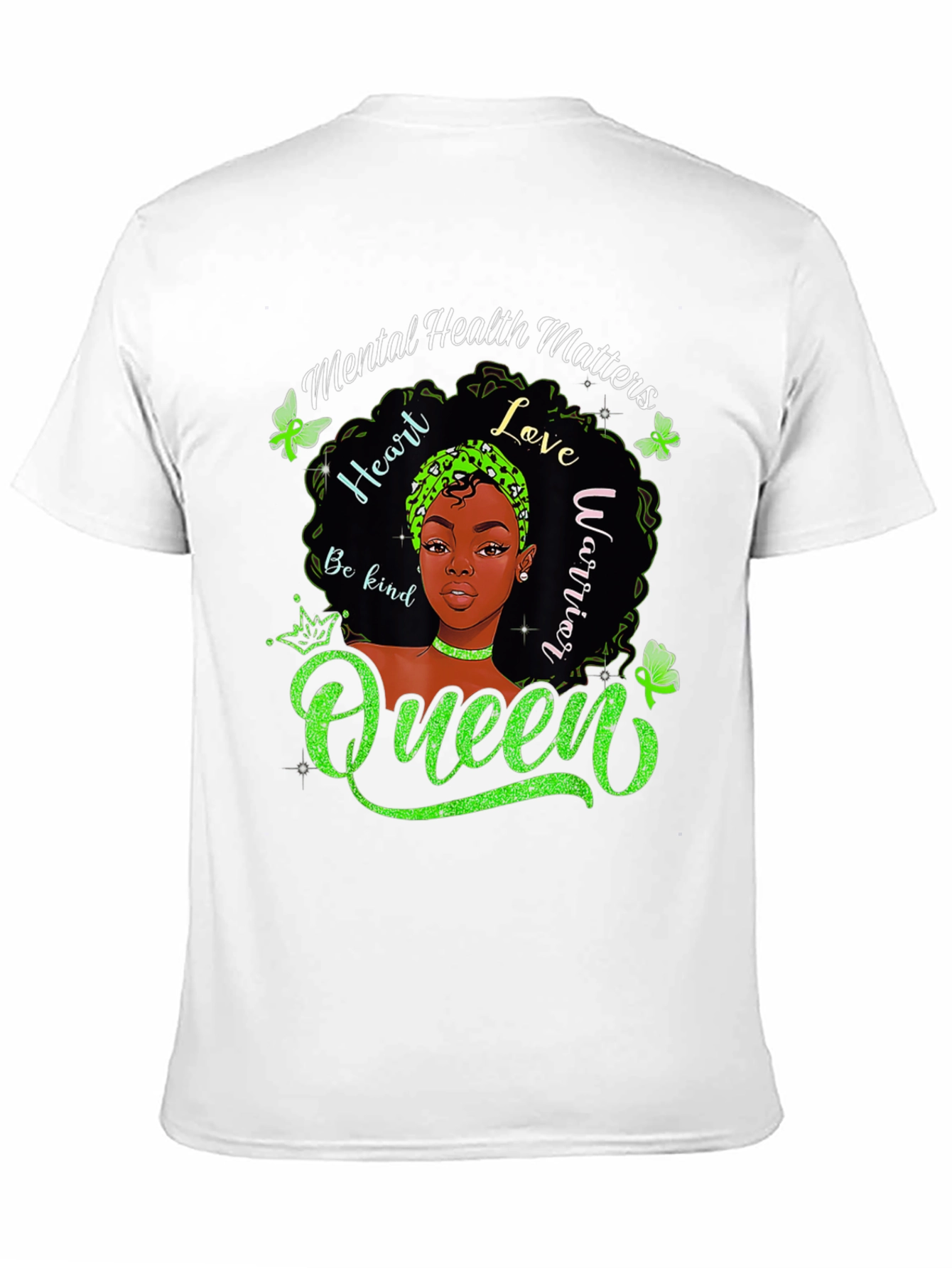 Mental Health Matters Queen Graphic T-Shirt