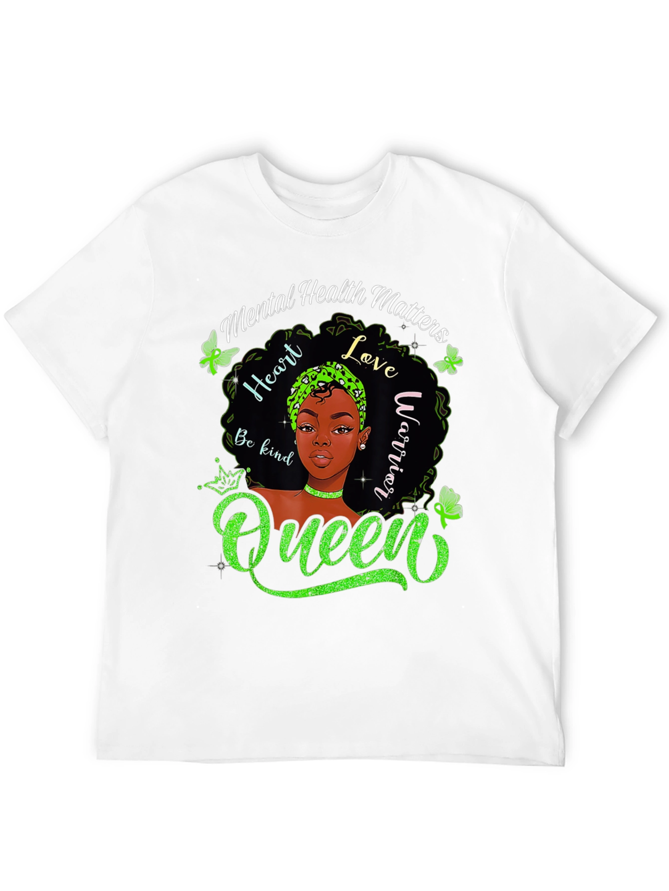 Mental Health Matters Queen Graphic T-Shirt