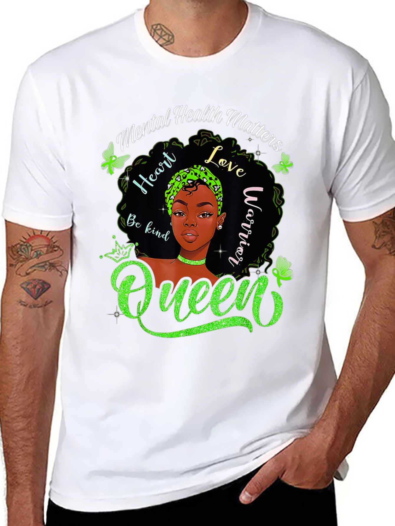 Mental Health Matters Queen Graphic T-Shirt