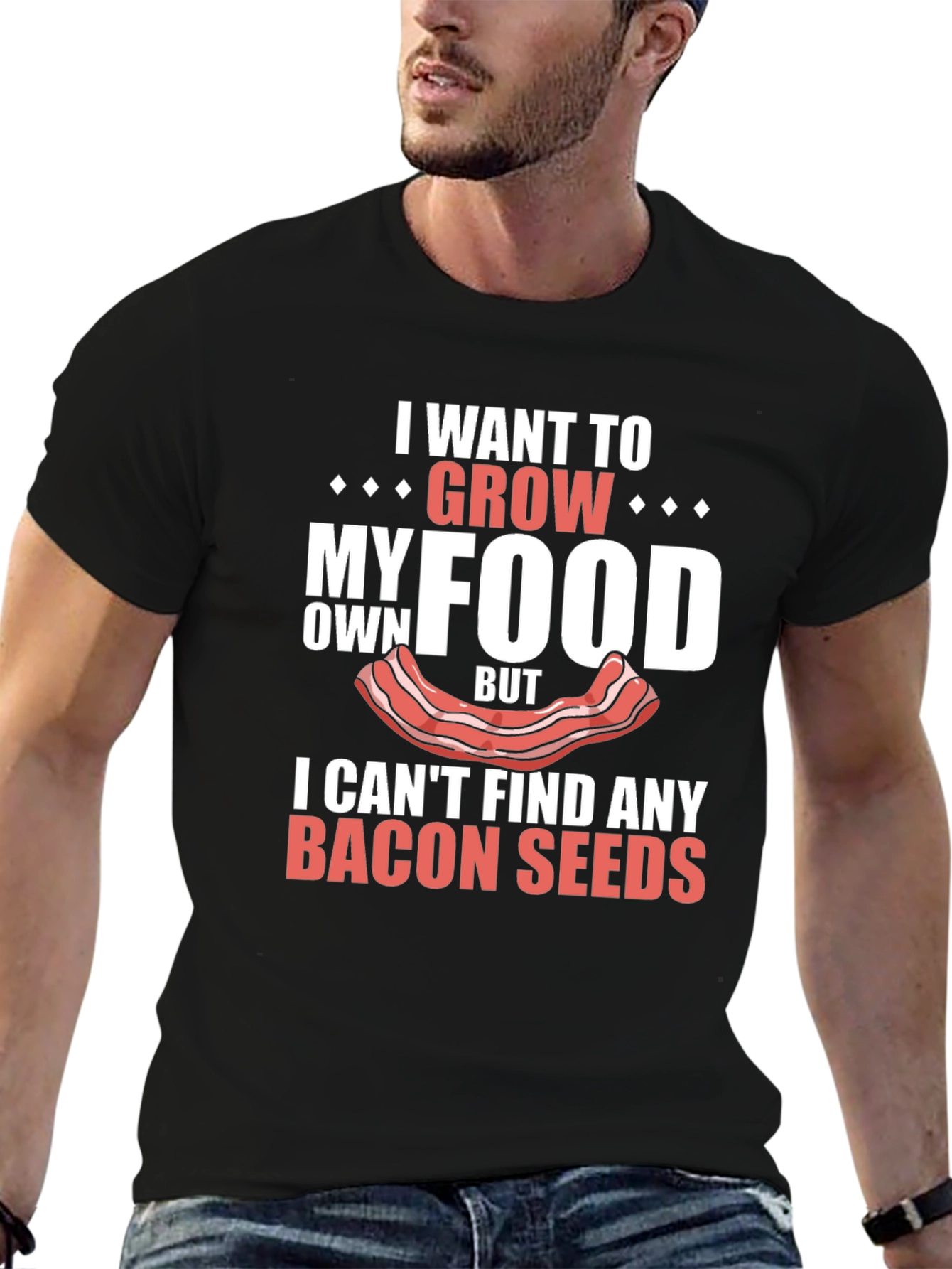 Funny Bacon Seeds T-Shirt