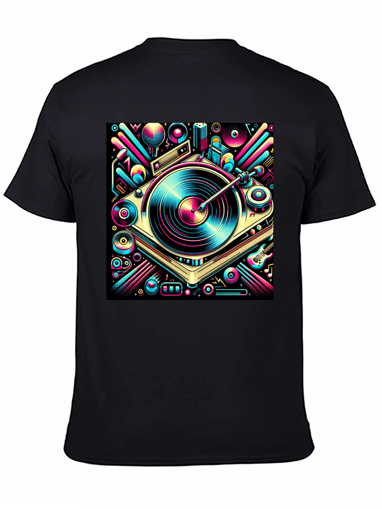Retro Turntable Graphic Tee