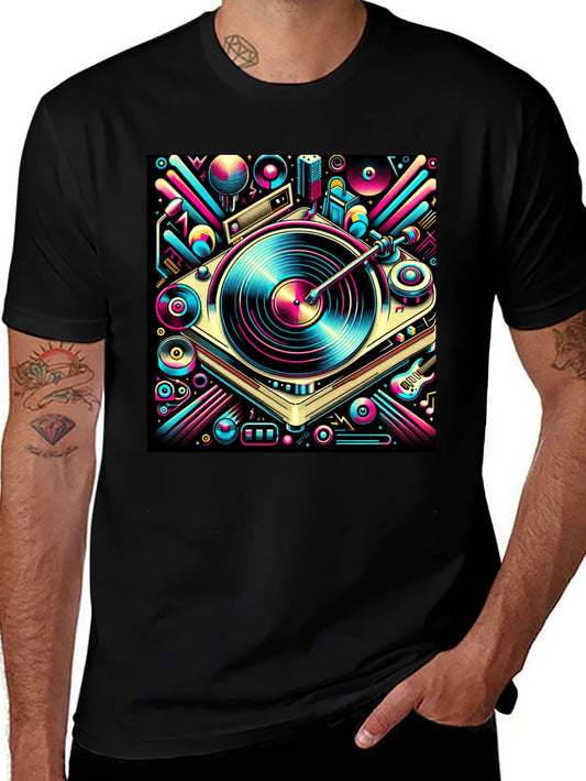 Retro Turntable Graphic Tee