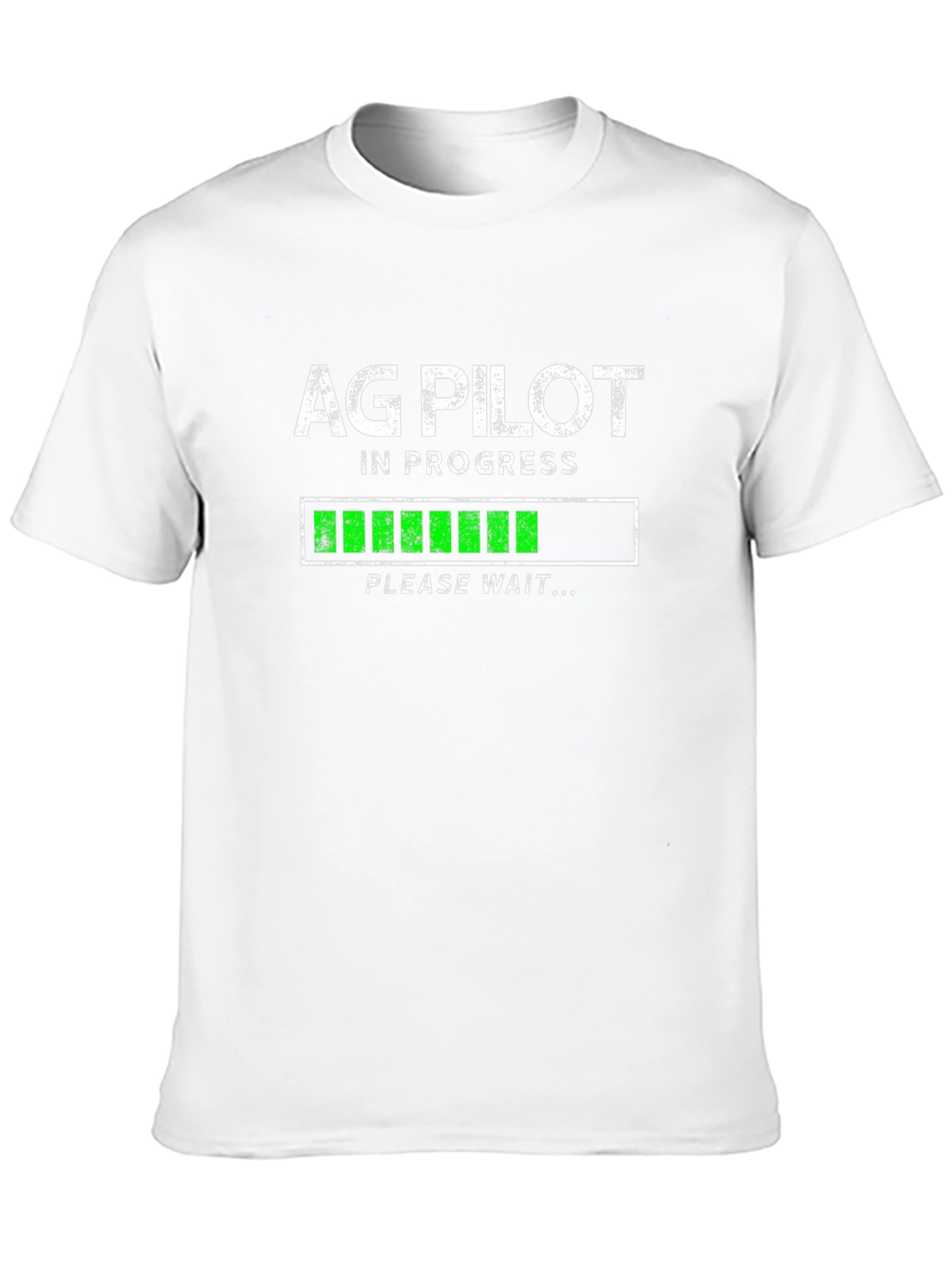 Ag Pilot In Progress Funny Graphic T-Shirt