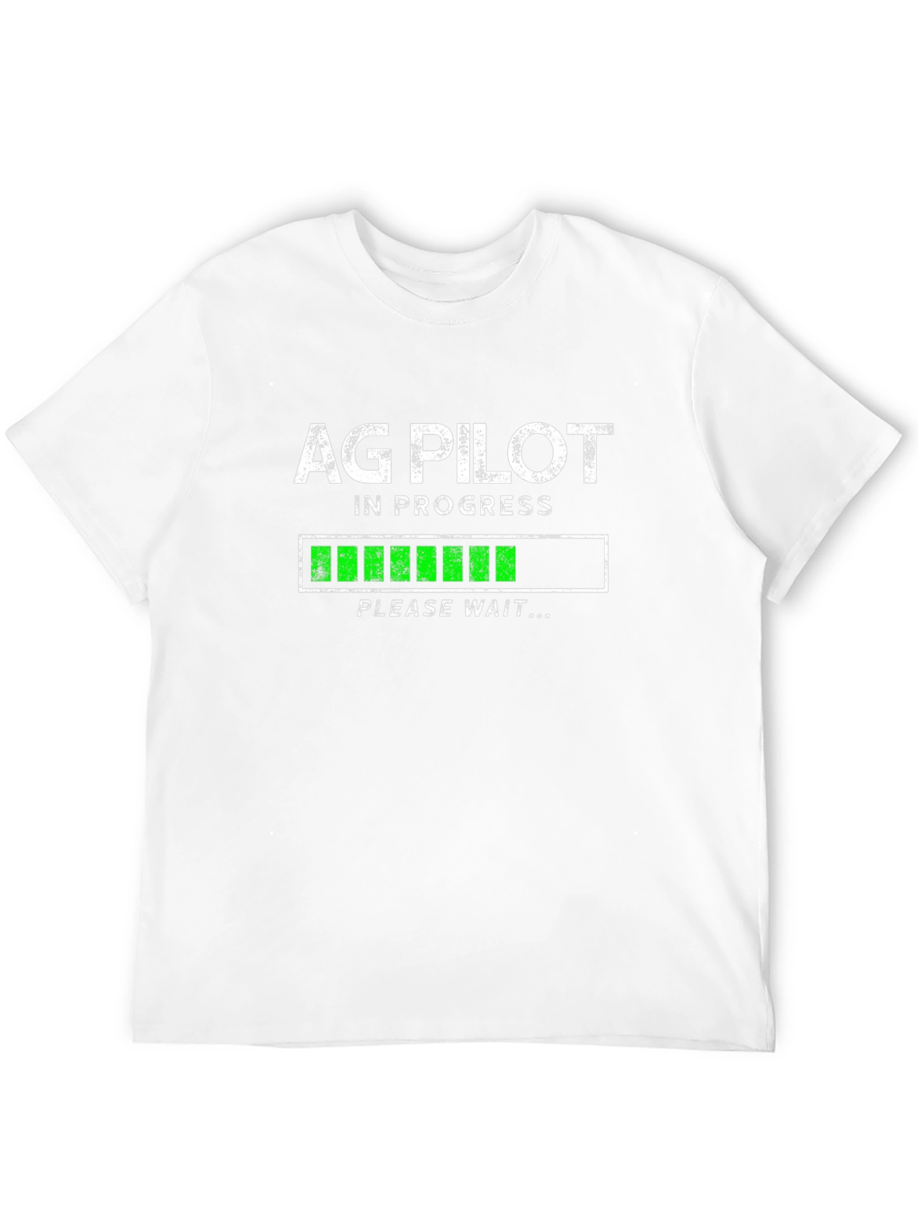 Ag Pilot In Progress Funny Graphic T-Shirt