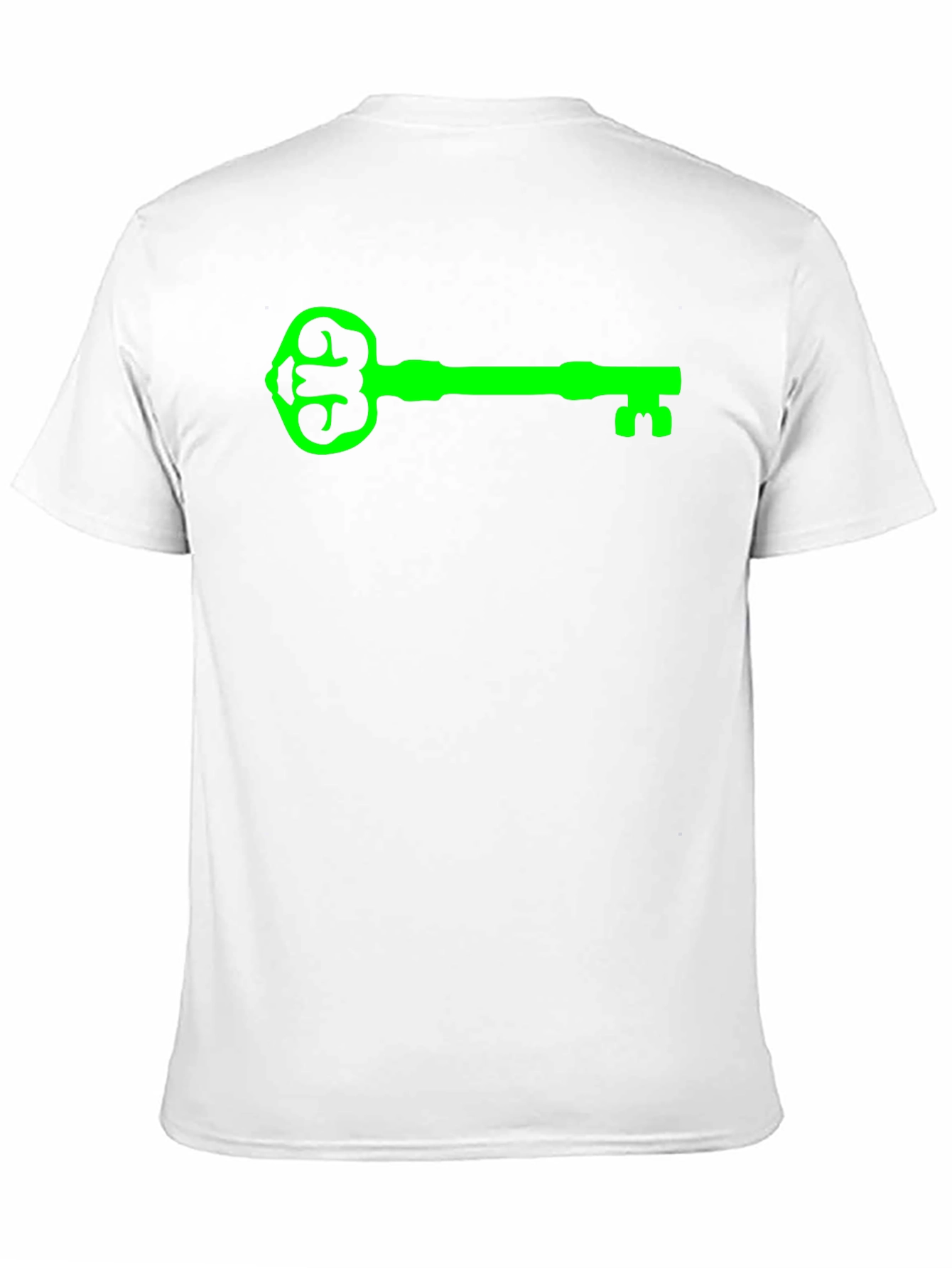 Green Key Graphic Black T-Shirt