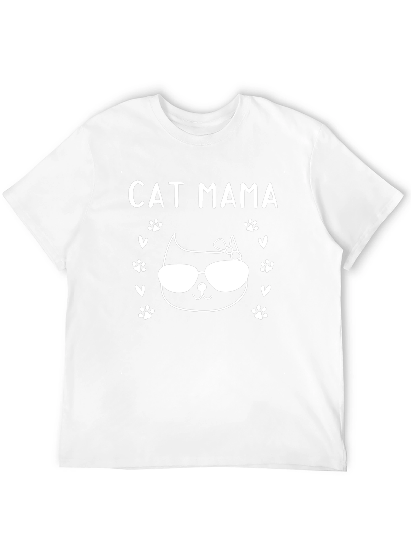 Cat Mama T-Shirt - Black Tee