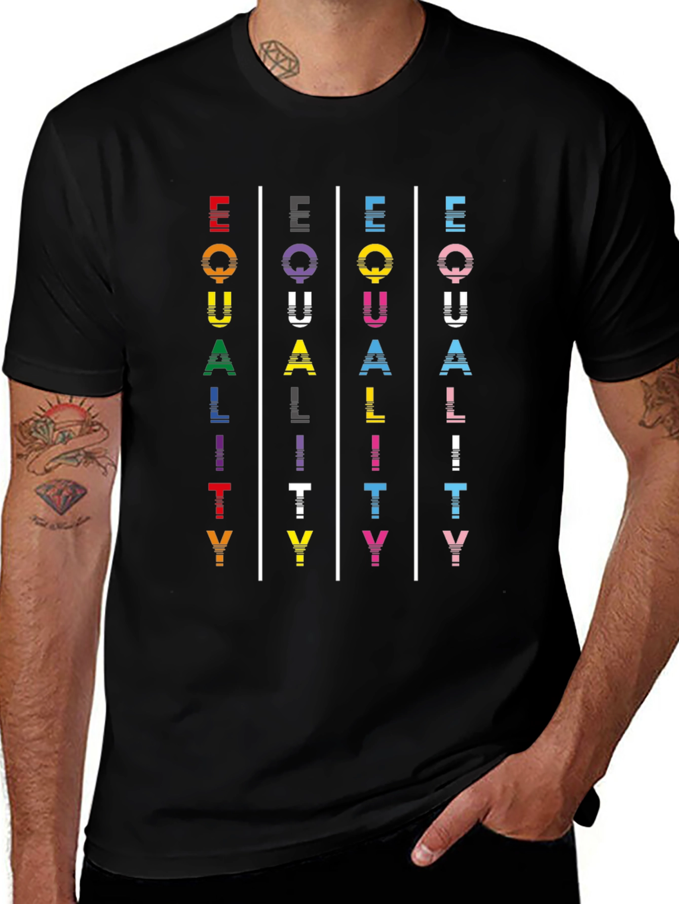 Equality Rainbow T-Shirt - Pride Unisex Tee