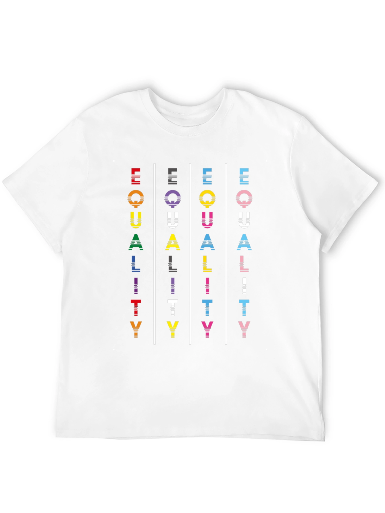 Equality Rainbow T-Shirt - Pride Unisex Tee