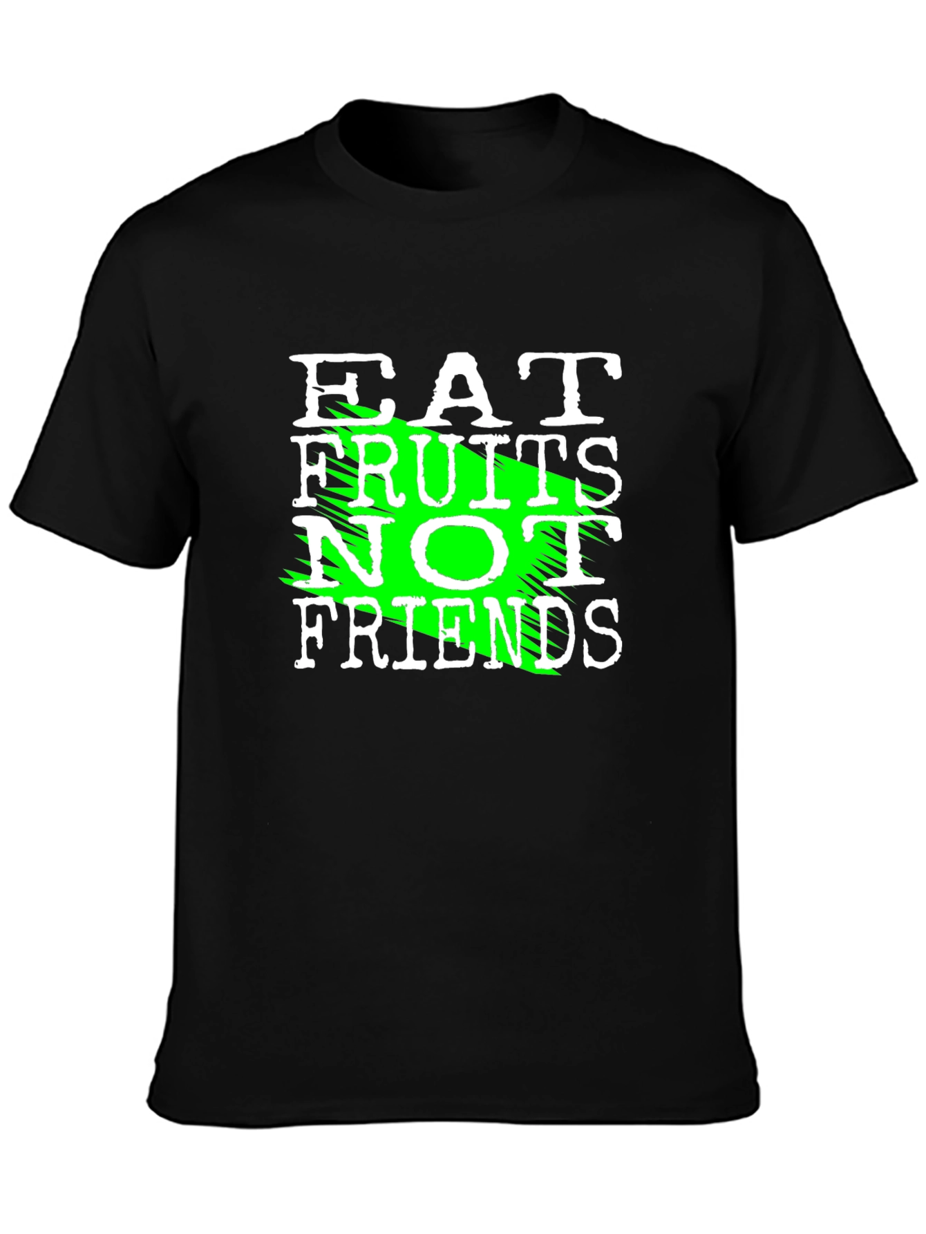 Eat Fruits Not Friends Graphic T-Shirt - Vegan Tee