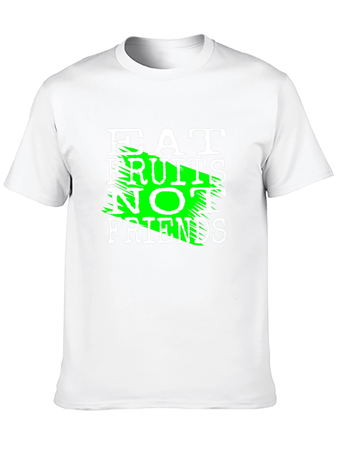 Eat Fruits Not Friends Graphic T-Shirt - Vegan Tee