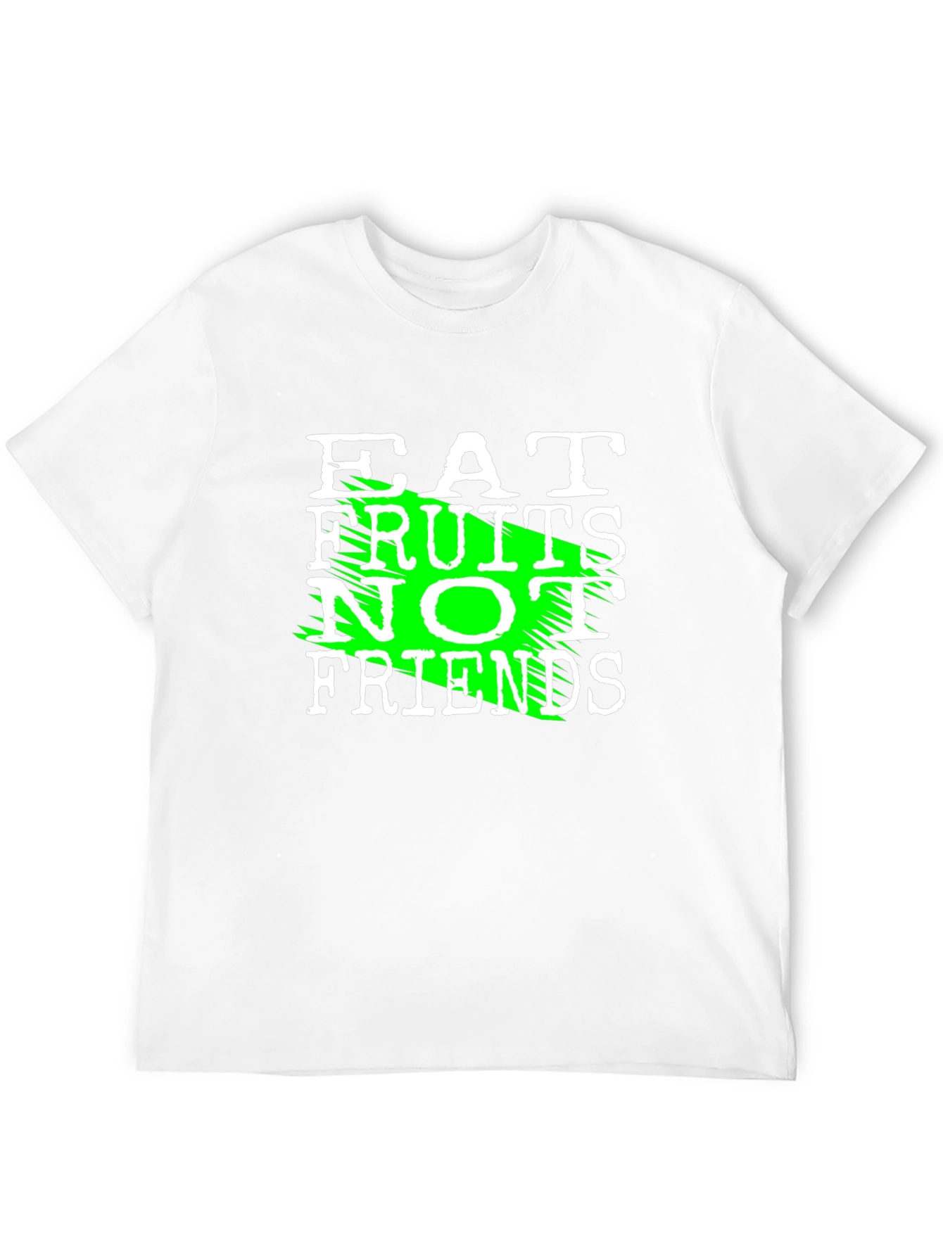Eat Fruits Not Friends Graphic T-Shirt - Vegan Tee