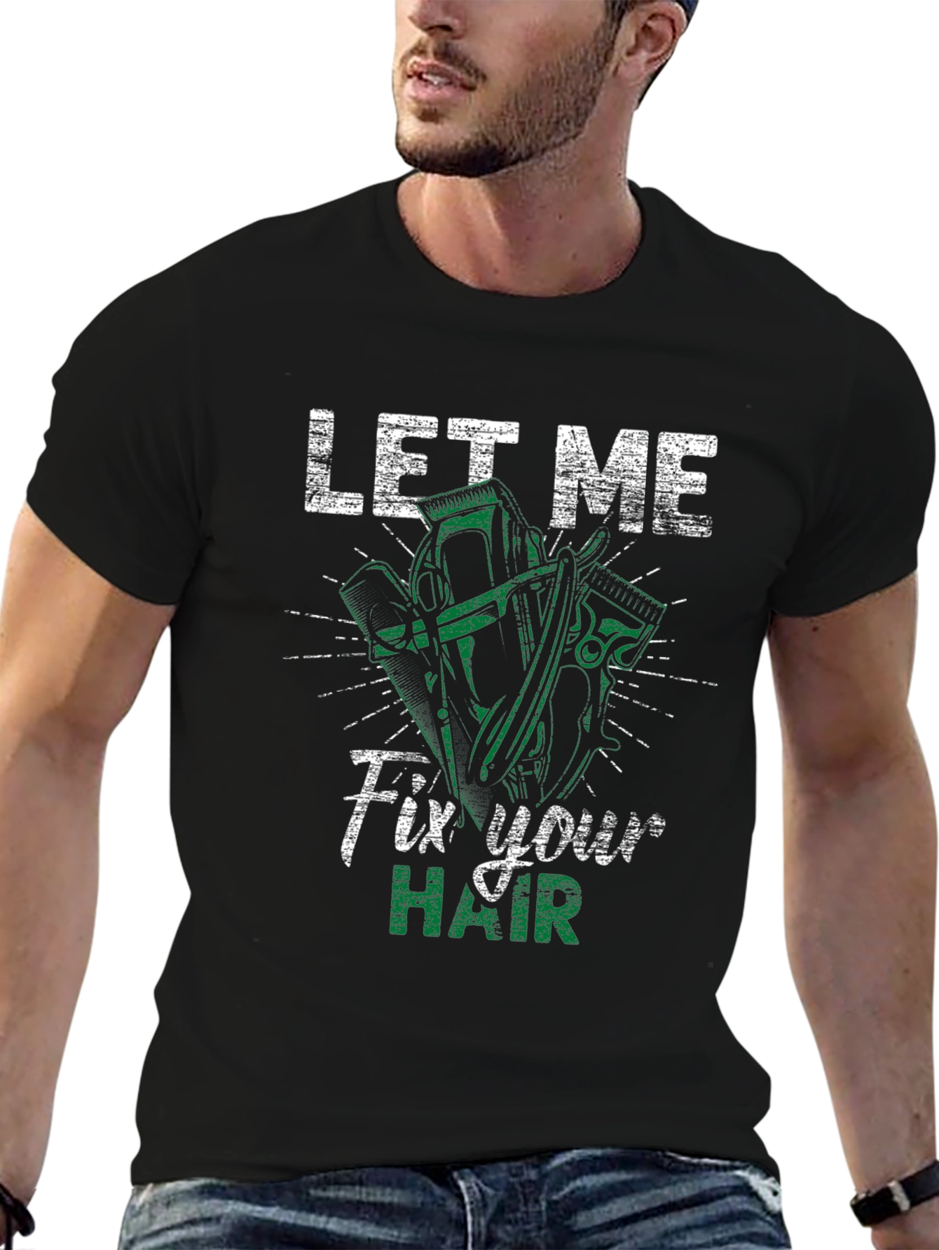 Let Me Fix Your Hair Barber T-Shirt