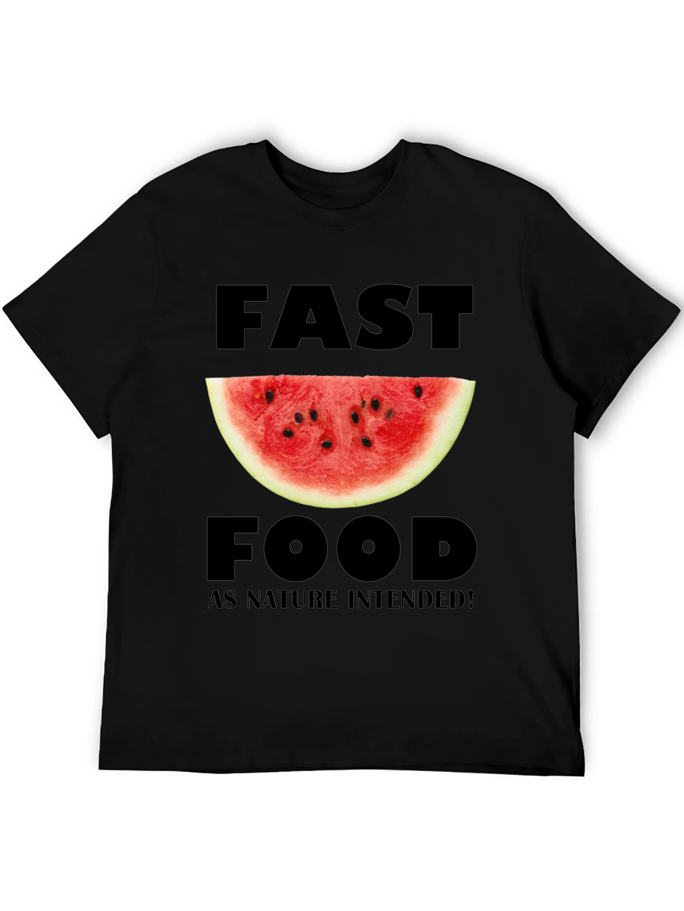 Fast Food Watermelon Graphic T-Shirt