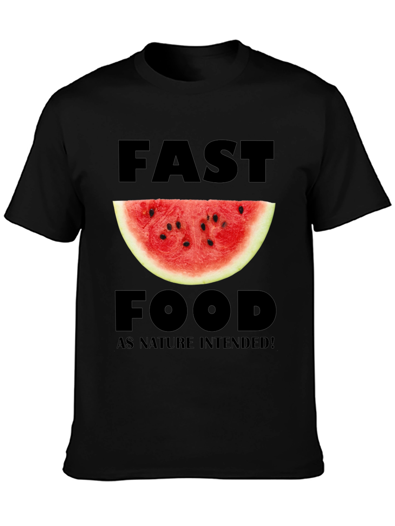 Fast Food Watermelon Graphic T-Shirt