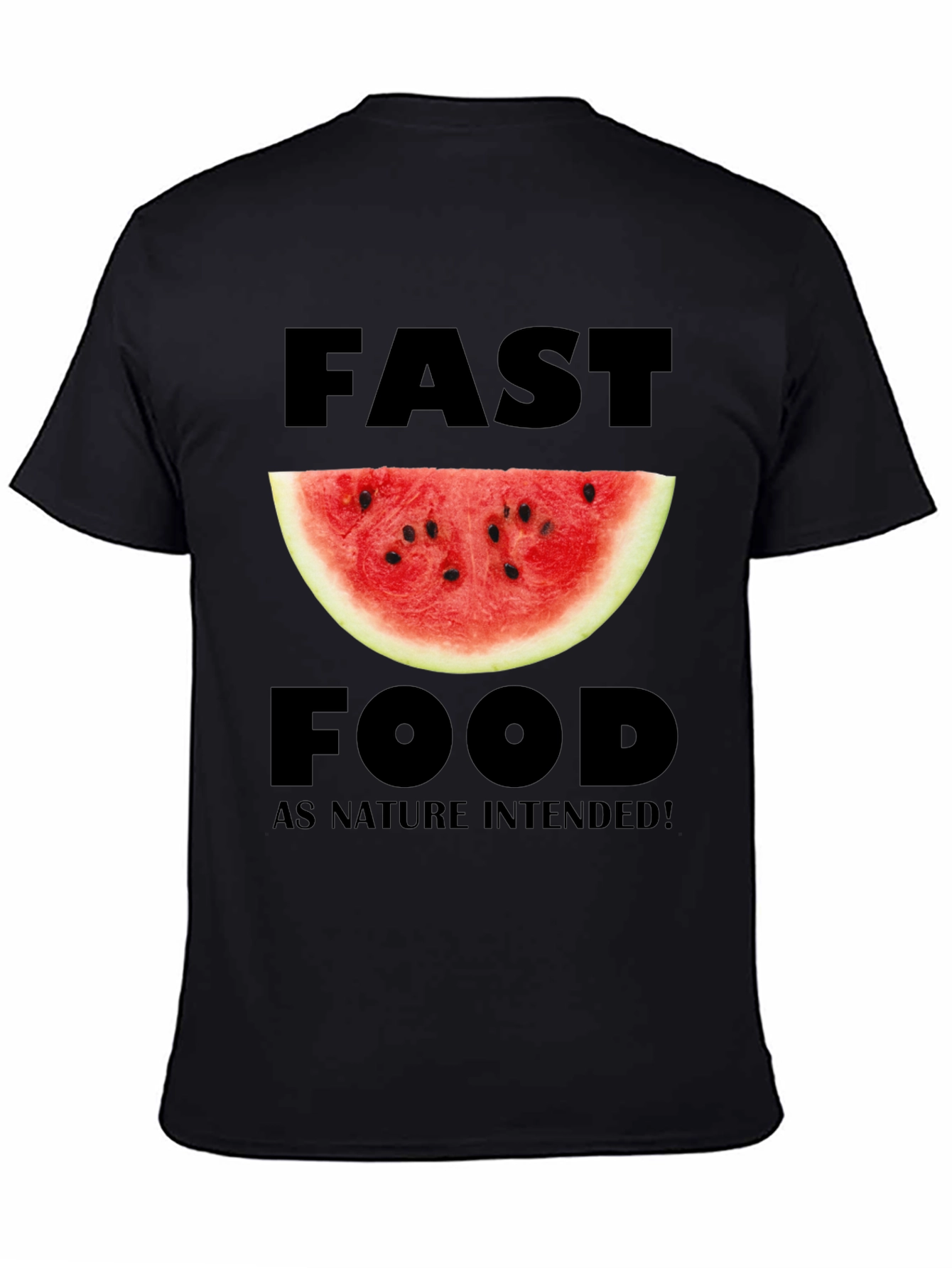 Fast Food Watermelon Graphic T-Shirt