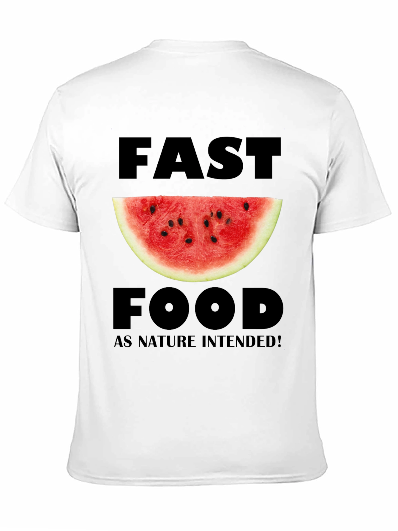 Fast Food Watermelon Graphic T-Shirt