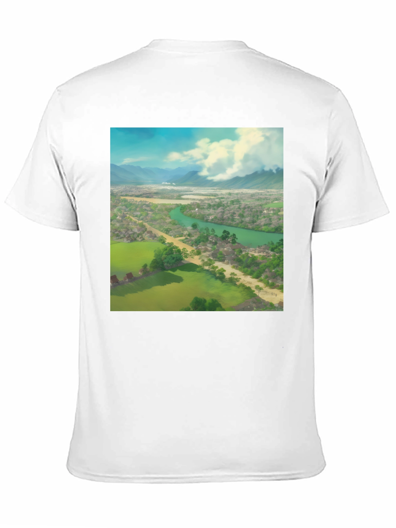 Landscape Graphic Black T-Shirt