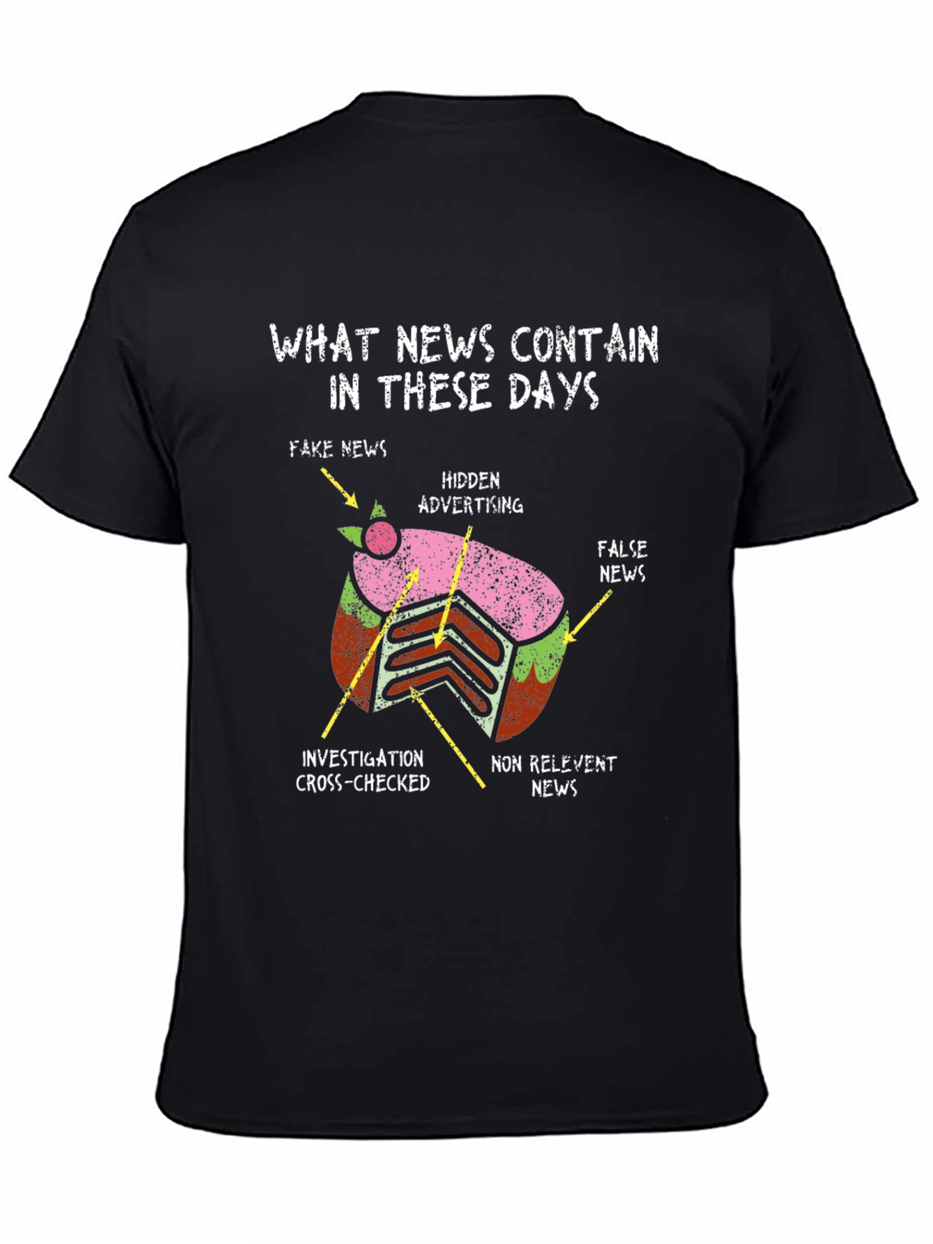 Humorous News Critique T-Shirt