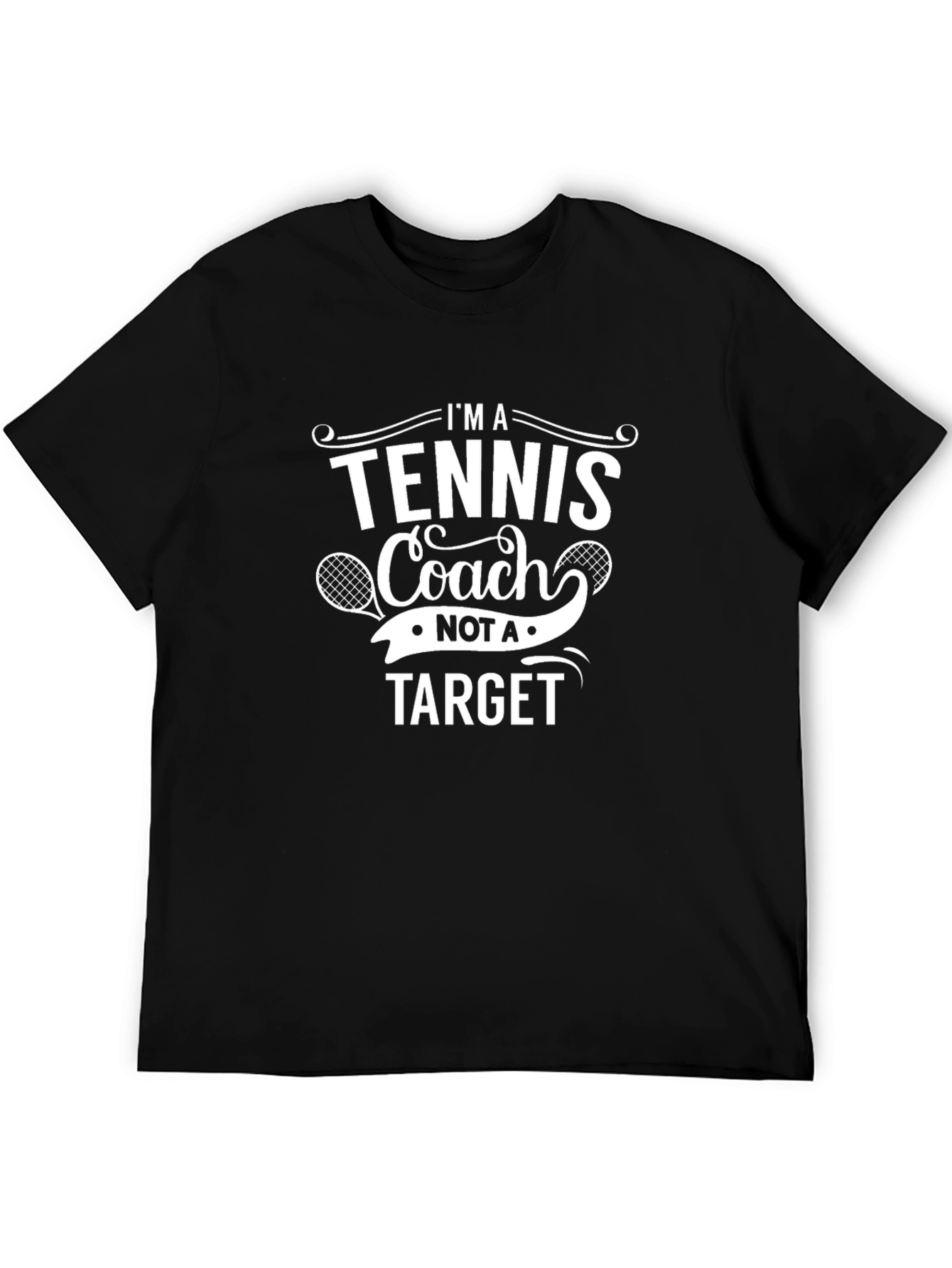 Tennis Coach Graphic T-Shirt - Funny Sport Tee