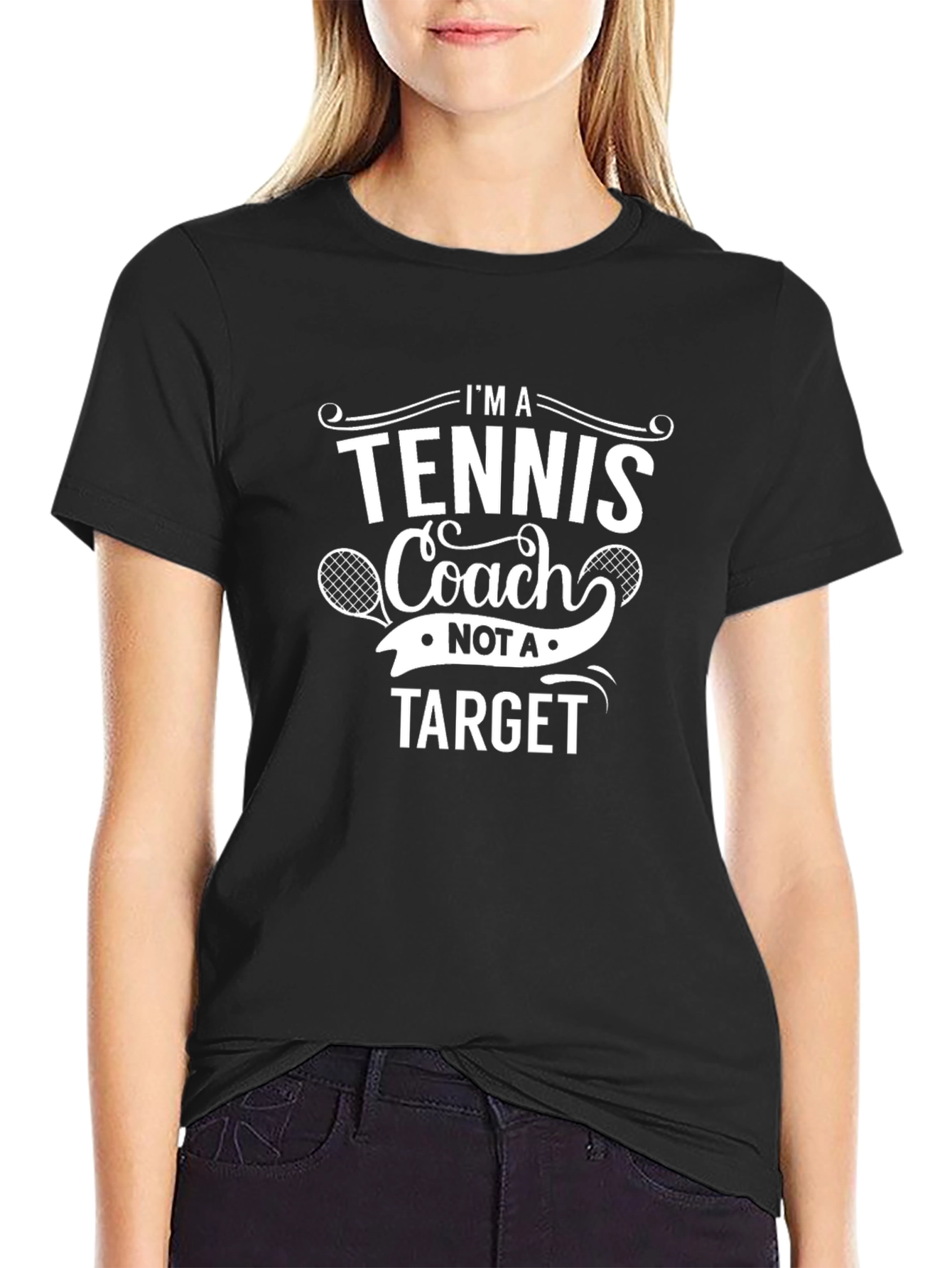 Tennis Coach Graphic T-Shirt - Funny Sport Tee