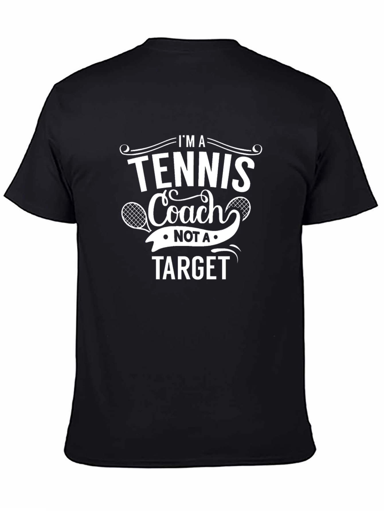 Tennis Coach Graphic T-Shirt - Funny Sport Tee