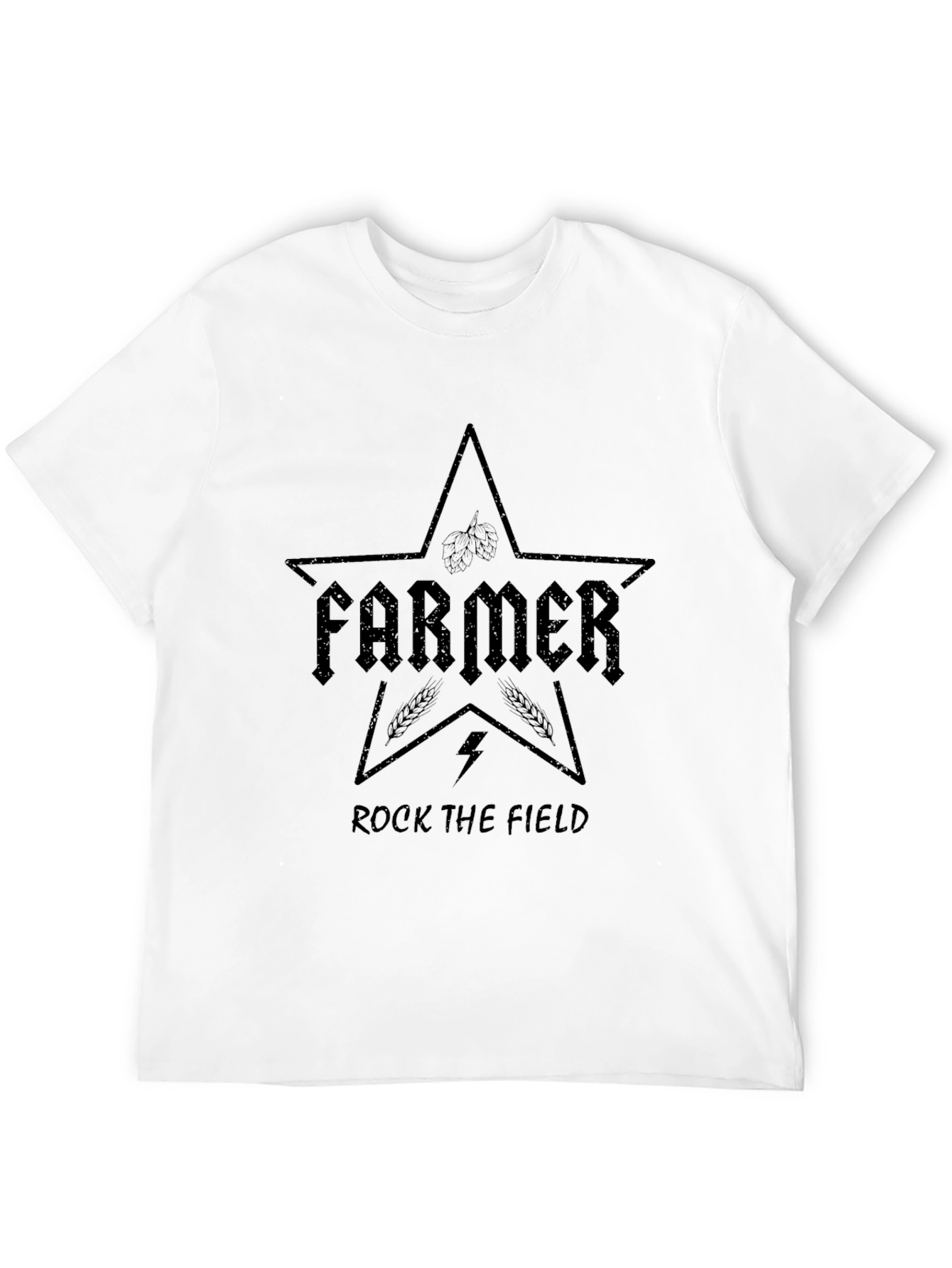 Farmer Rock the Field Graphic T-Shirt