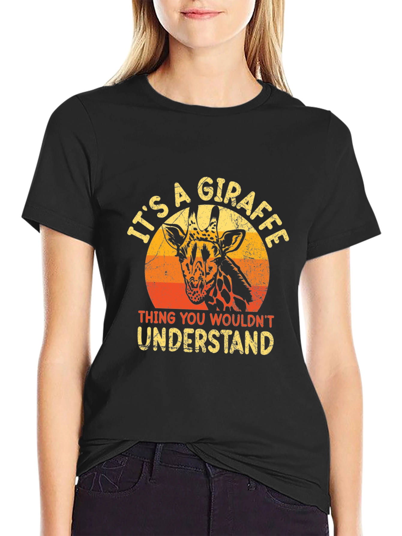 Its A Giraffe Thing Mens Graphic T-Shirt