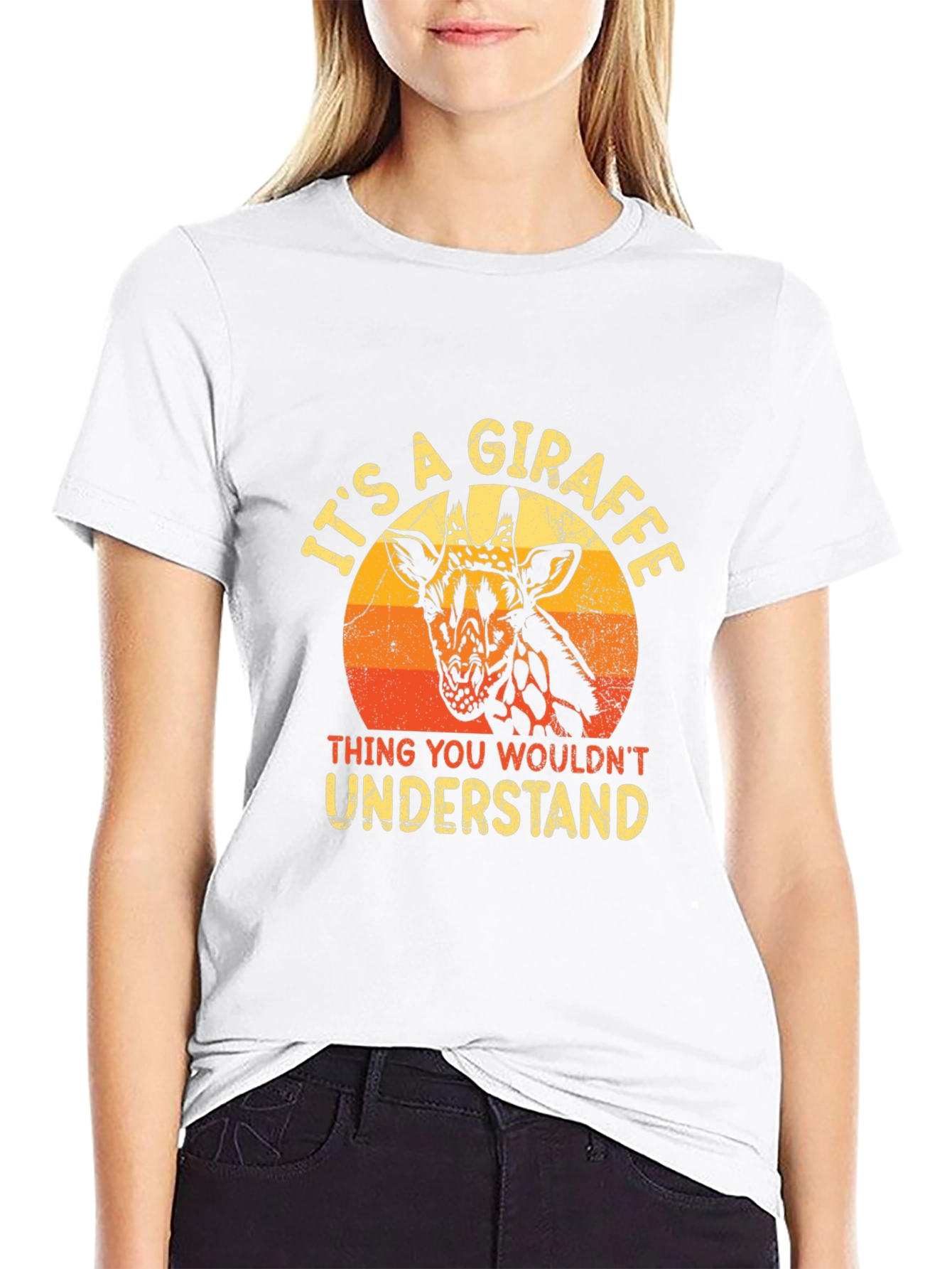 Its A Giraffe Thing Mens Graphic T-Shirt