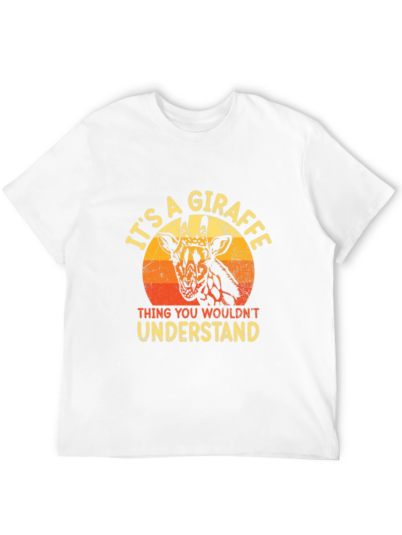 Its A Giraffe Thing Mens Graphic T-Shirt