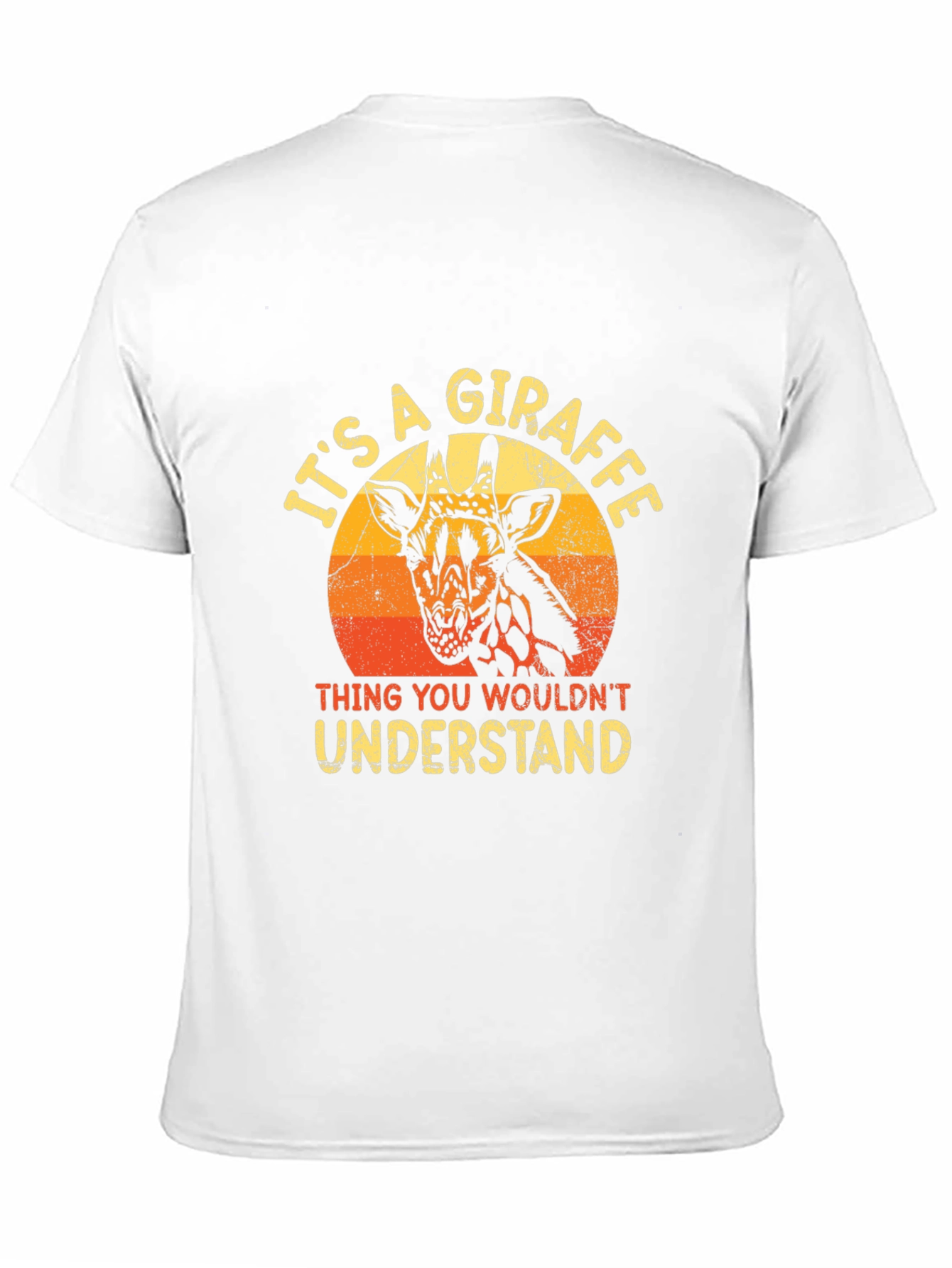 Its A Giraffe Thing Mens Graphic T-Shirt