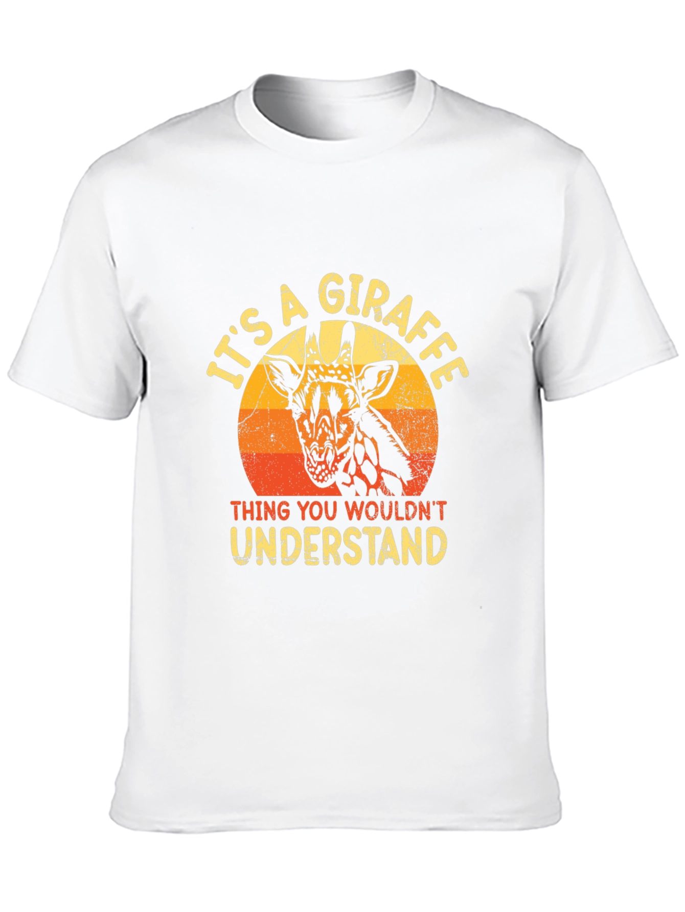 Its A Giraffe Thing Mens Graphic T-Shirt