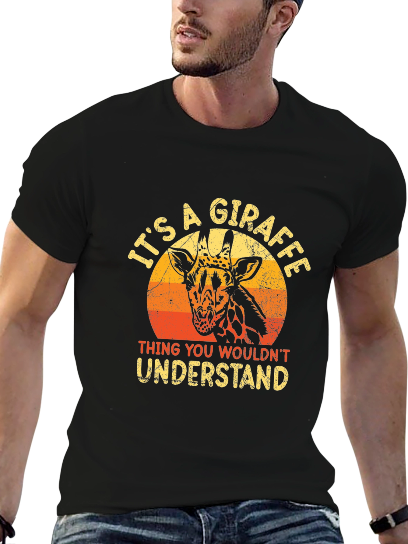 Its A Giraffe Thing Mens Graphic T-Shirt