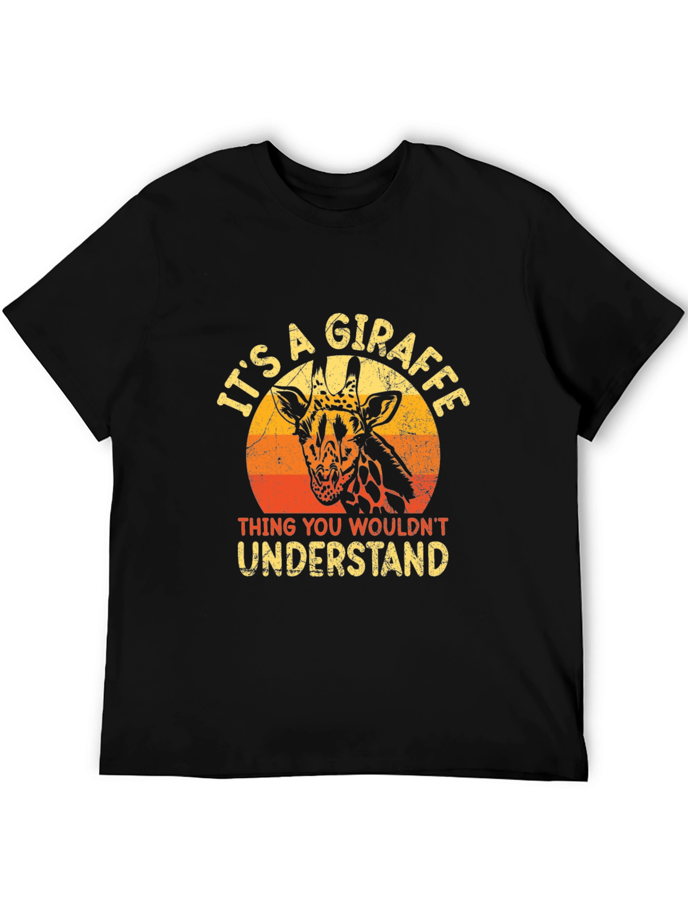 Its A Giraffe Thing Mens Graphic T-Shirt