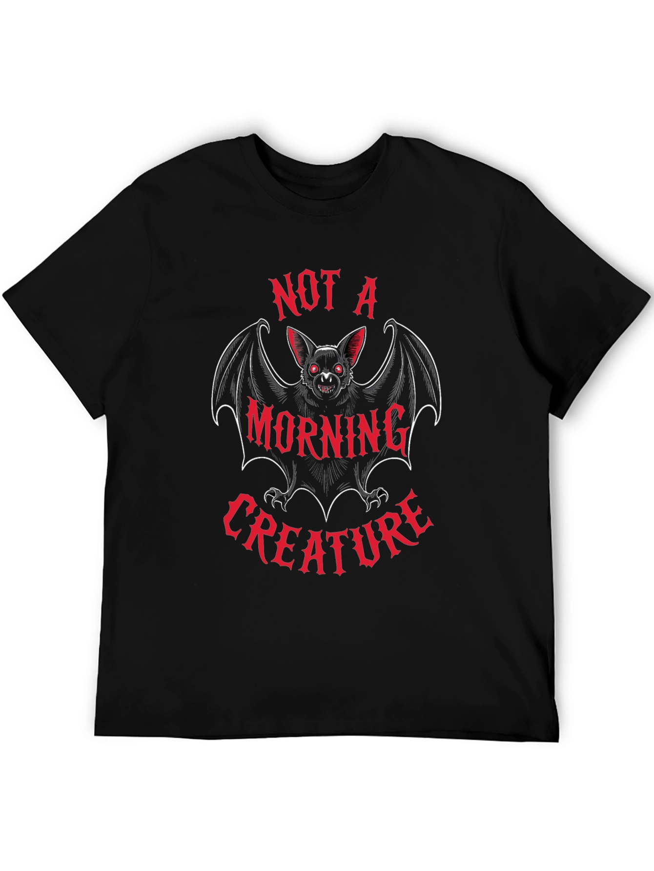 Not A Morning Creature Bat T-Shirt
